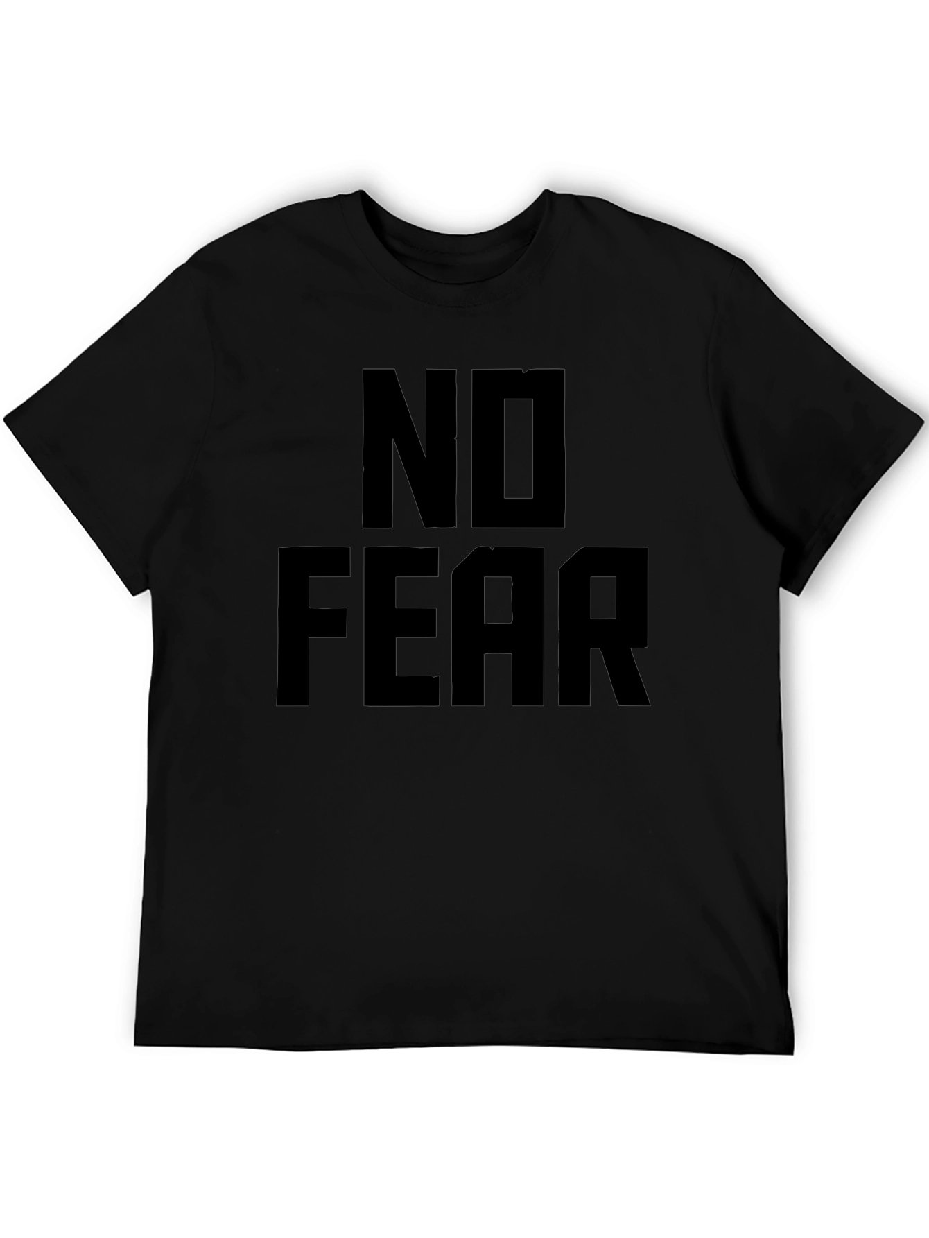 No Fear Black Graphic Tee Shirt