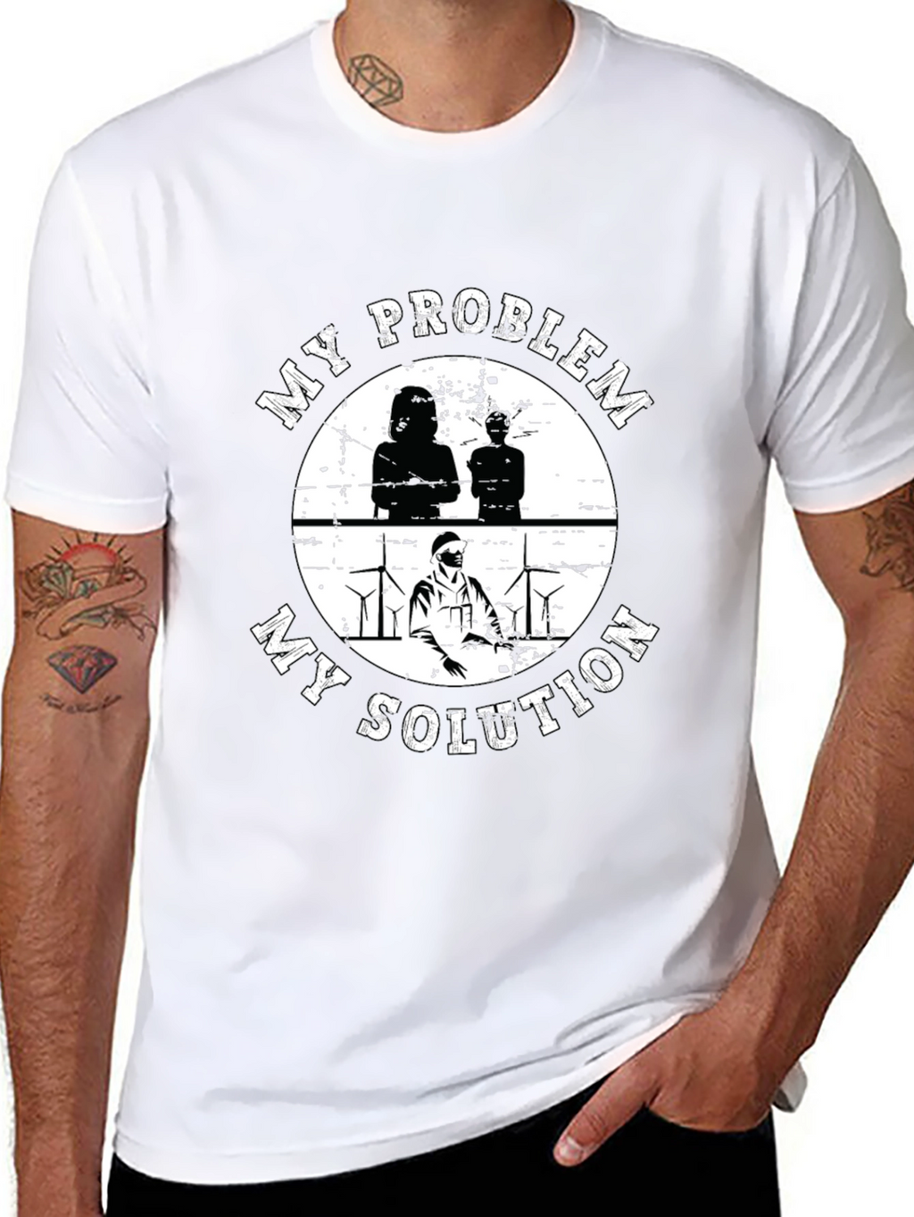 Problem Solver Black T-Shirt