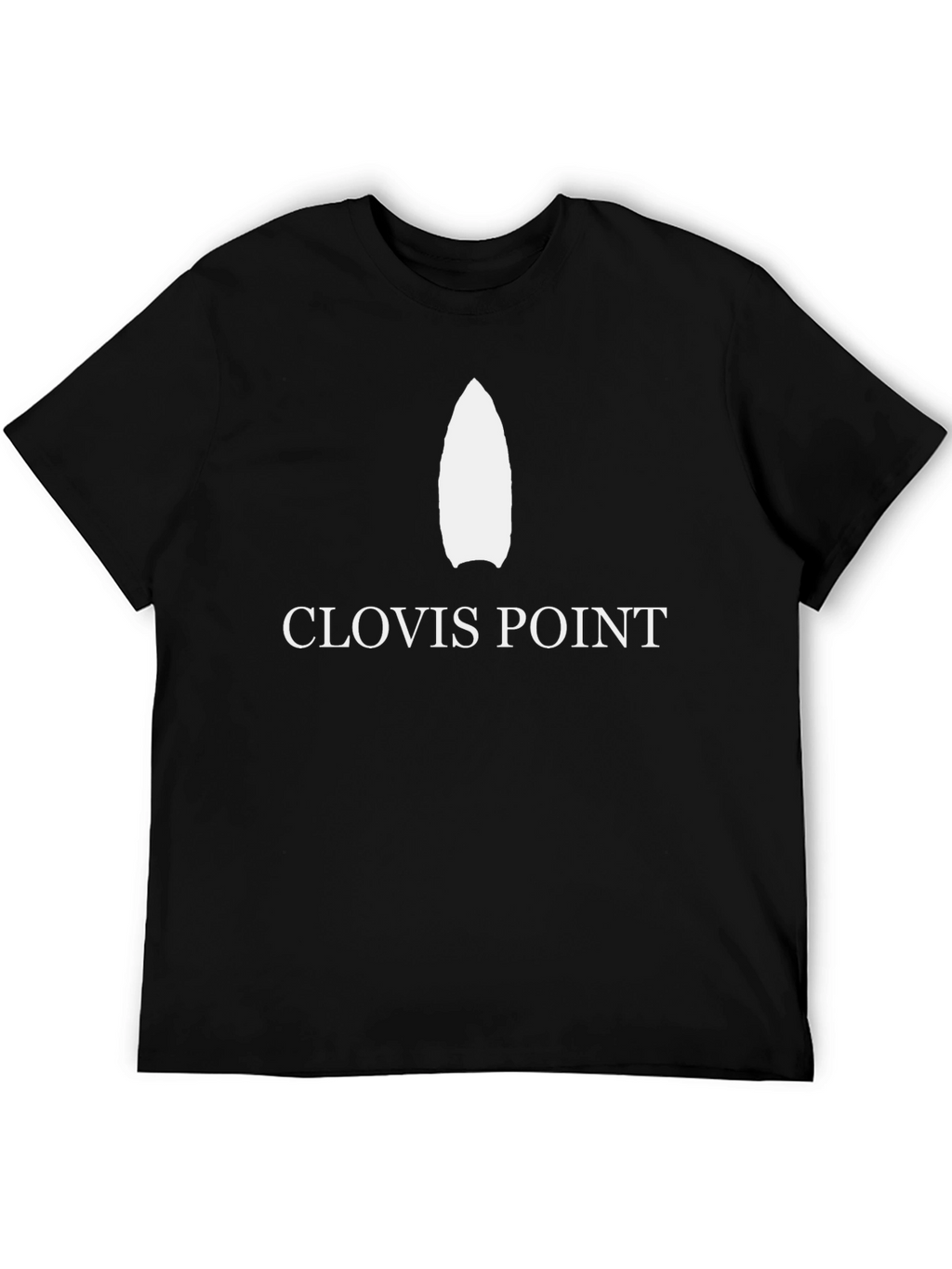 Clovis Point Graphic Tee - Black Cotton T-Shirt
