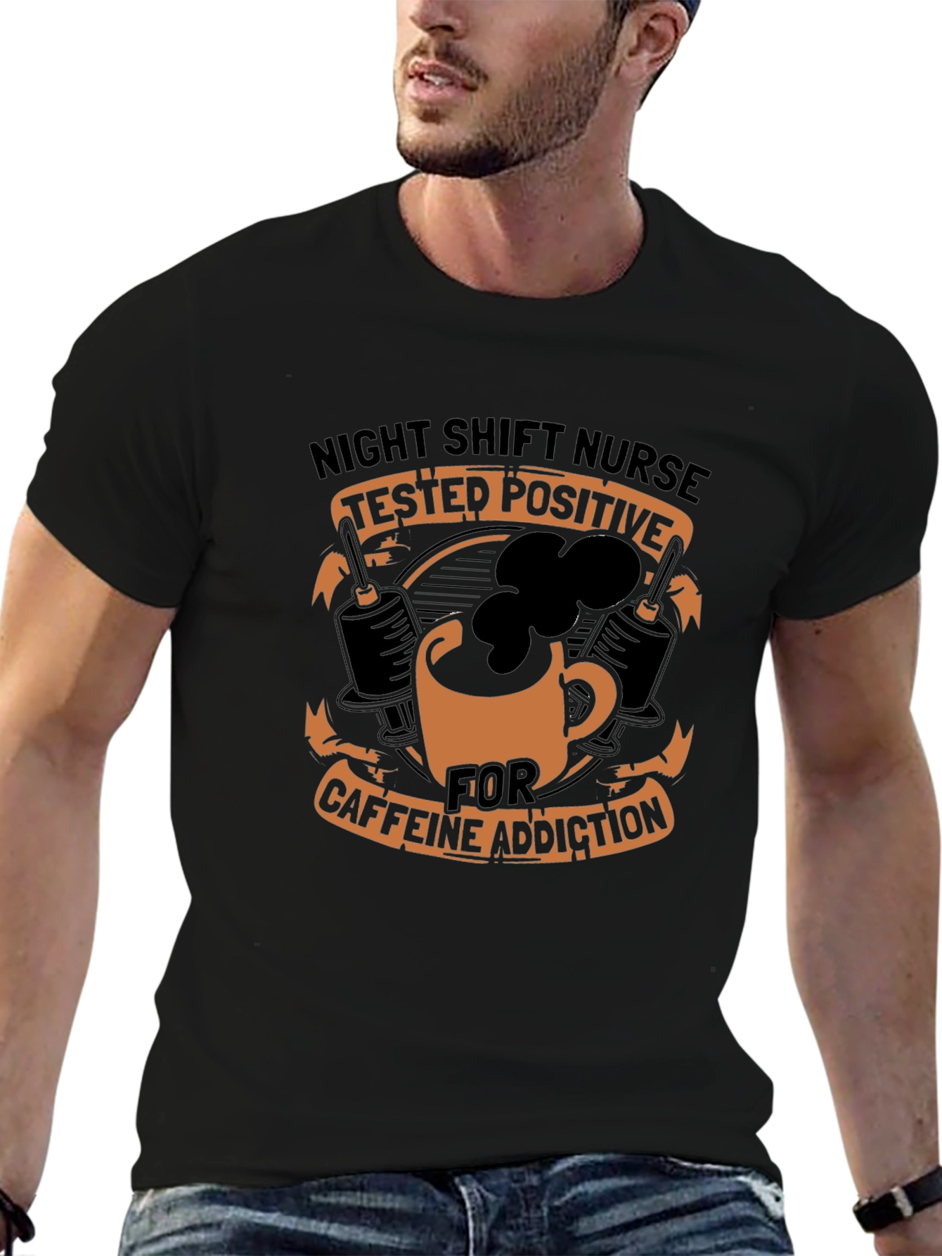 Night Shift Nurse Caffeine T-Shirt