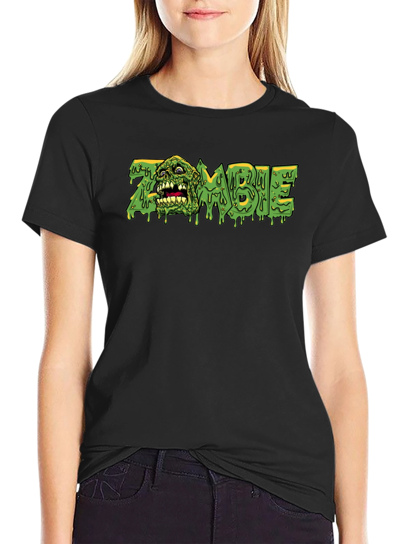 Zombie Graphic Black T-Shirt - Horror Movie Tee