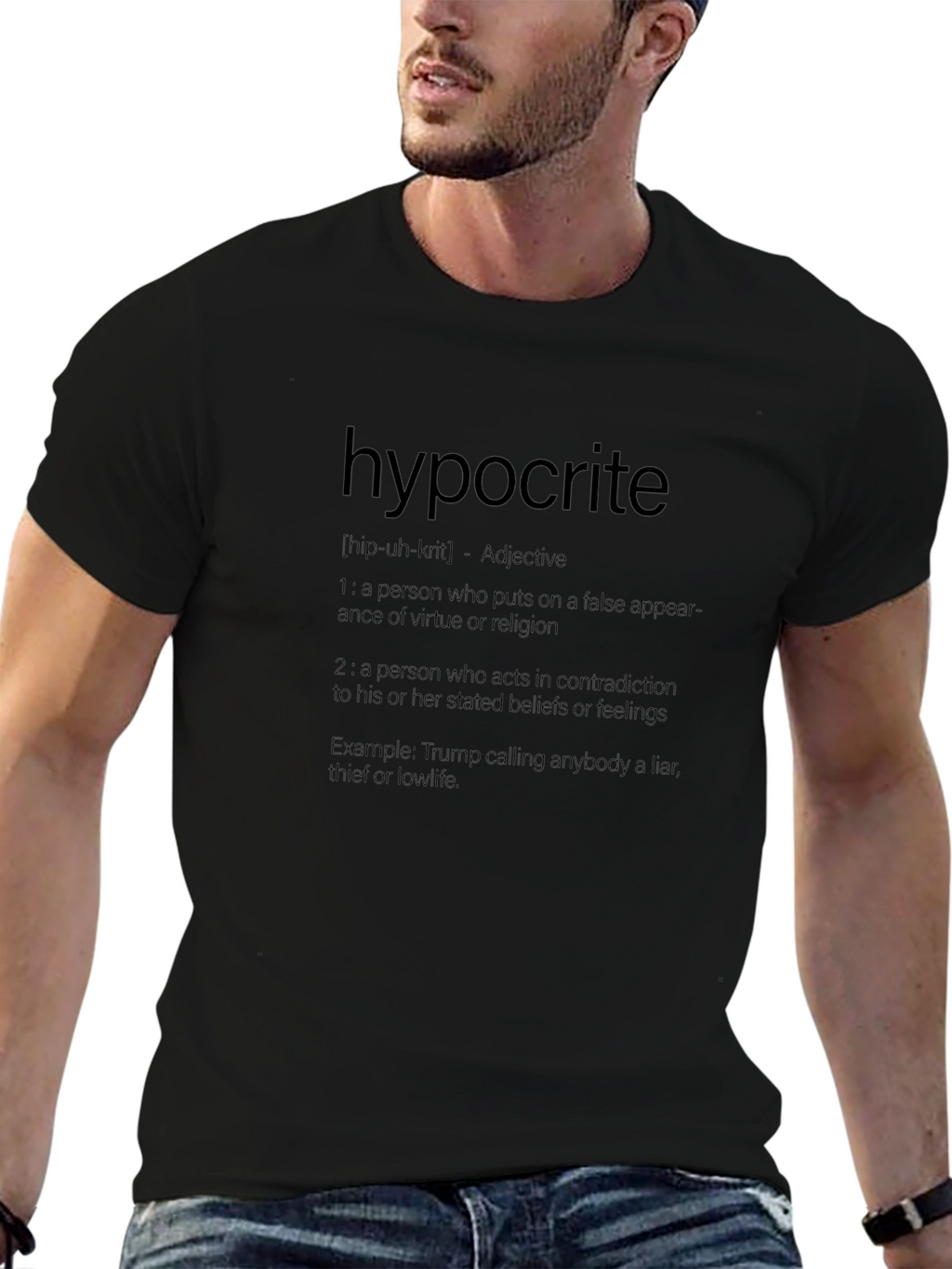 Hypocrite Definition T-Shirt - Funny Political Sarcasm