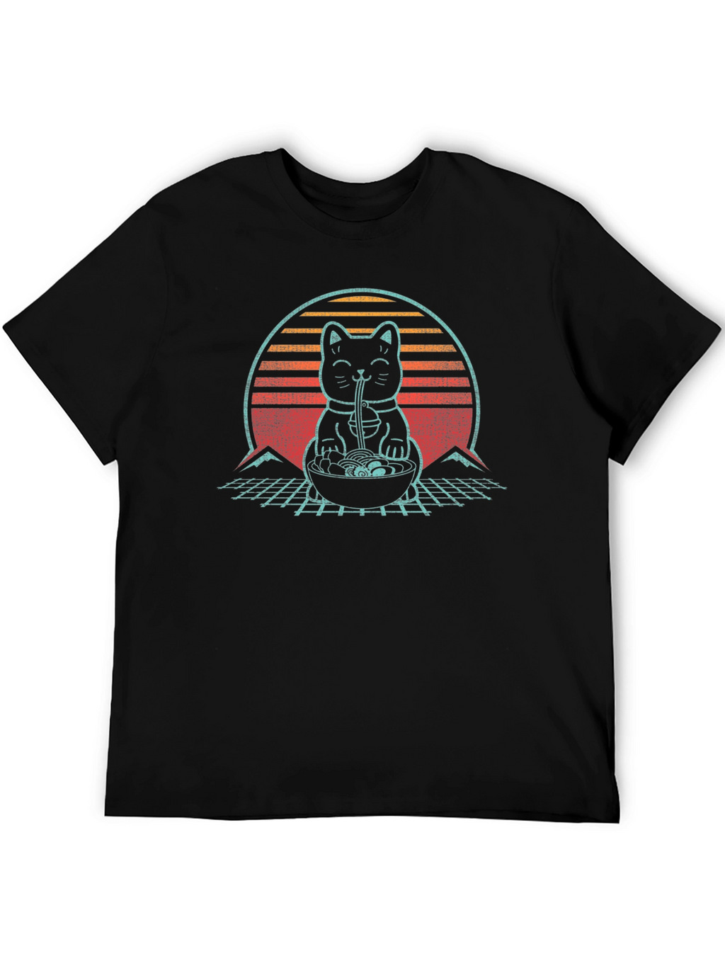 Retro Ramen Cat T-Shirt