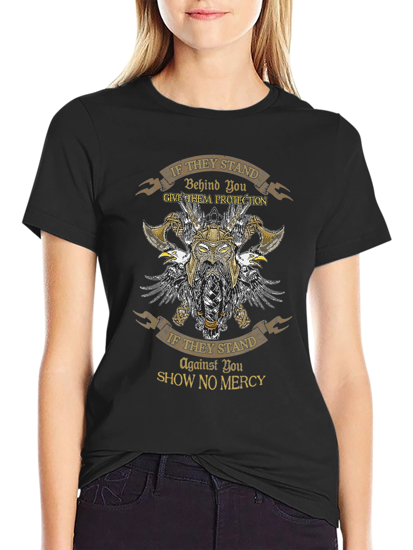 Viking Protection T-Shirt - Show No Mercy