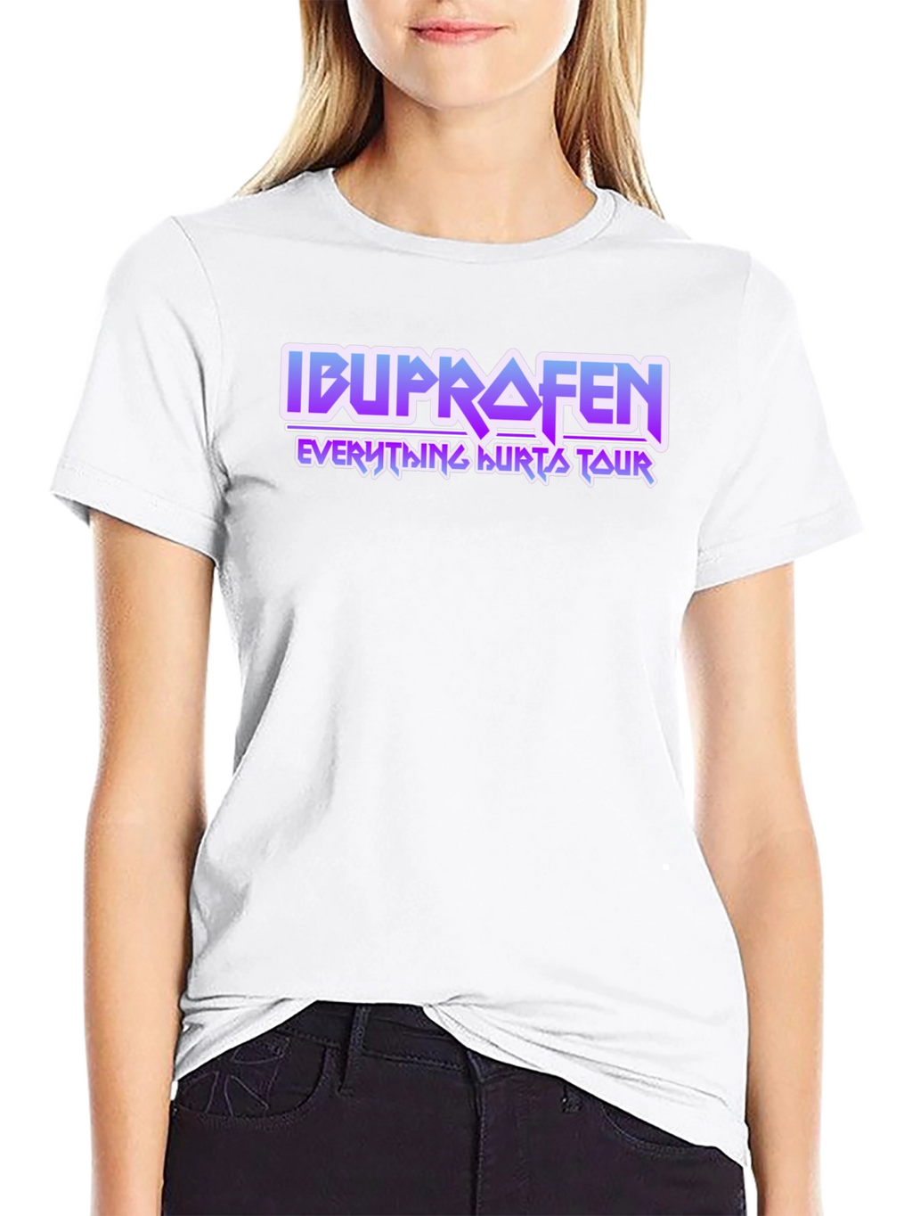 Ibuprofen Everything Hurts Tour T-Shirt - Black