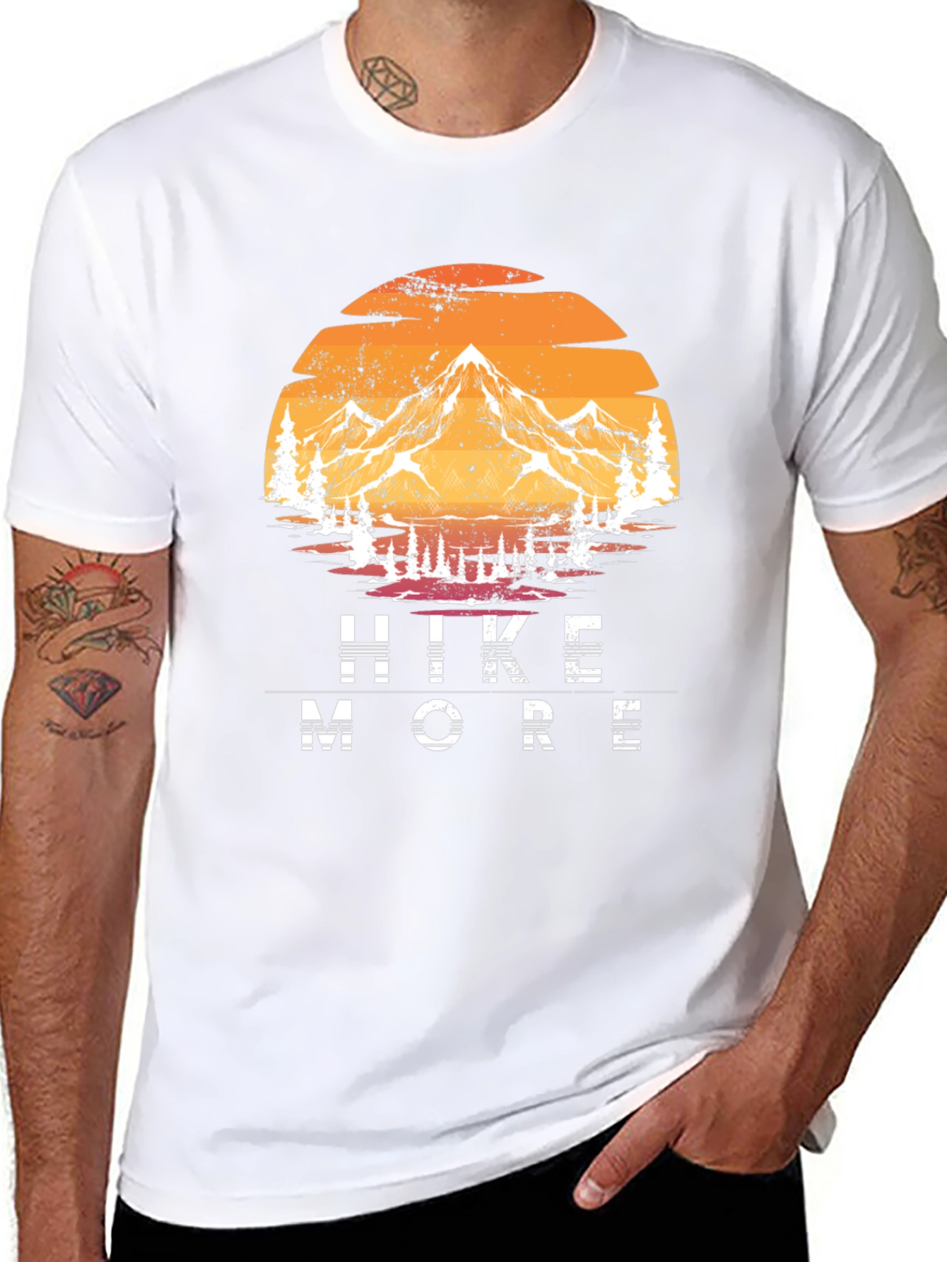 Hike More Graphic T-Shirt - Mountain Adventure