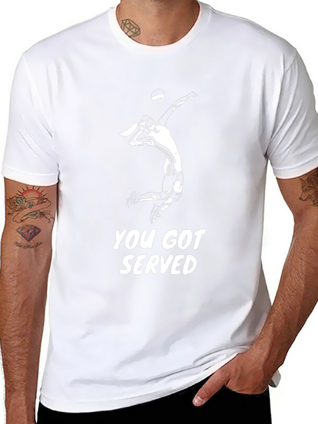 Volleyball Serve T-Shirt - You Got Served!