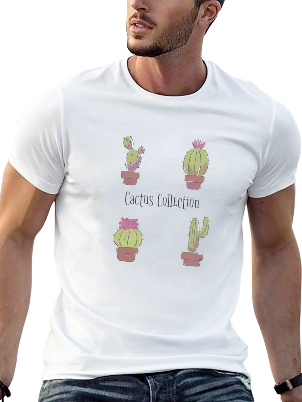 Cactus Collection T-Shirt - Unique Plant Lovers Tee