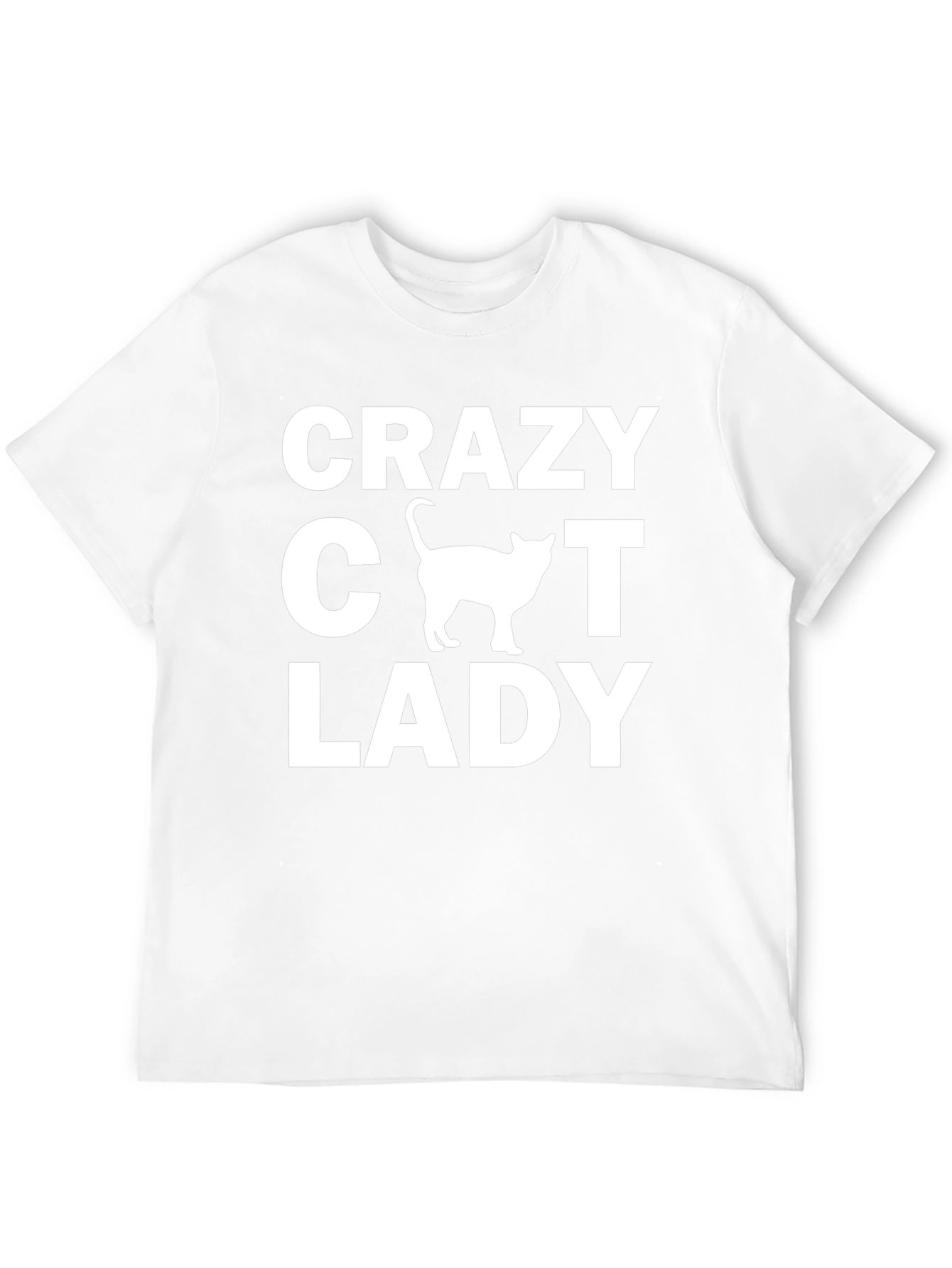 Crazy Cat Lady Black T-Shirt