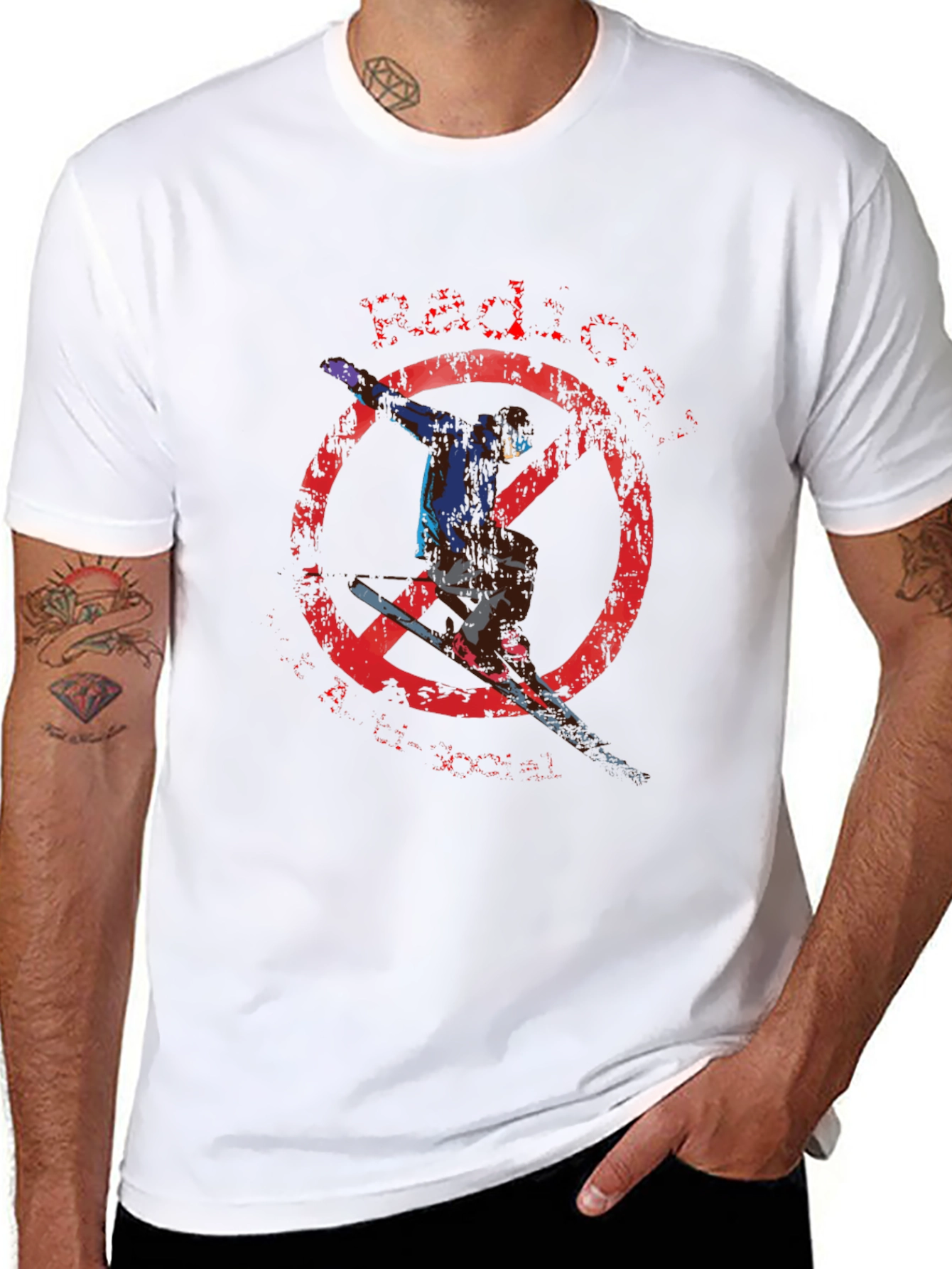 Radical Skateboarding Graphic T-Shirt