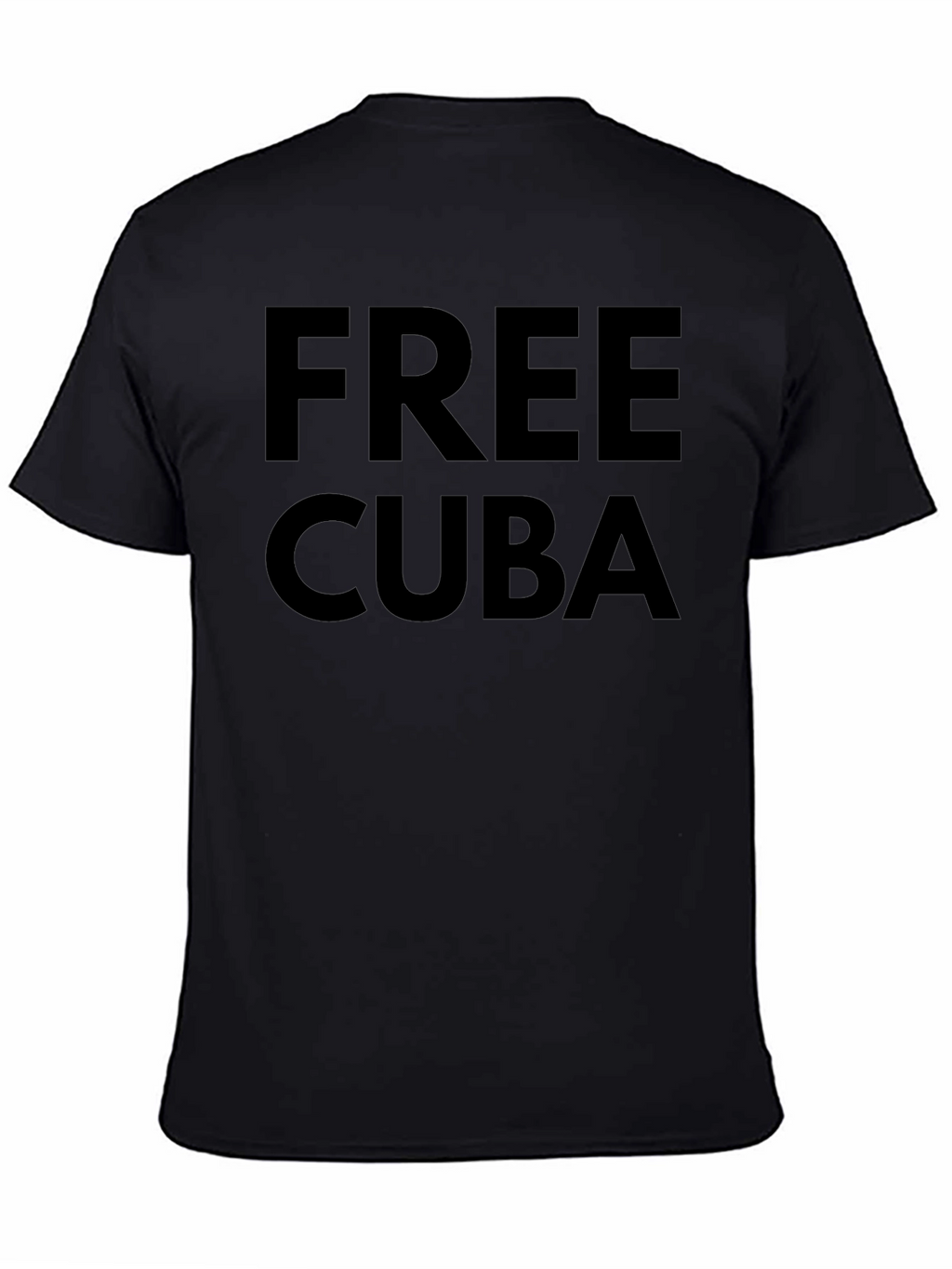 Free Cuba Graphic T-Shirt - Black