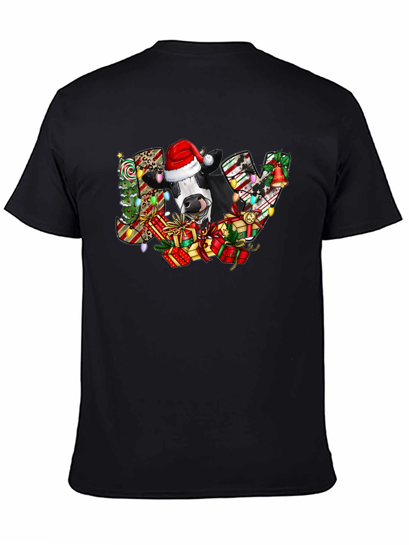 Christmas Cow JOY Graphic Tee
