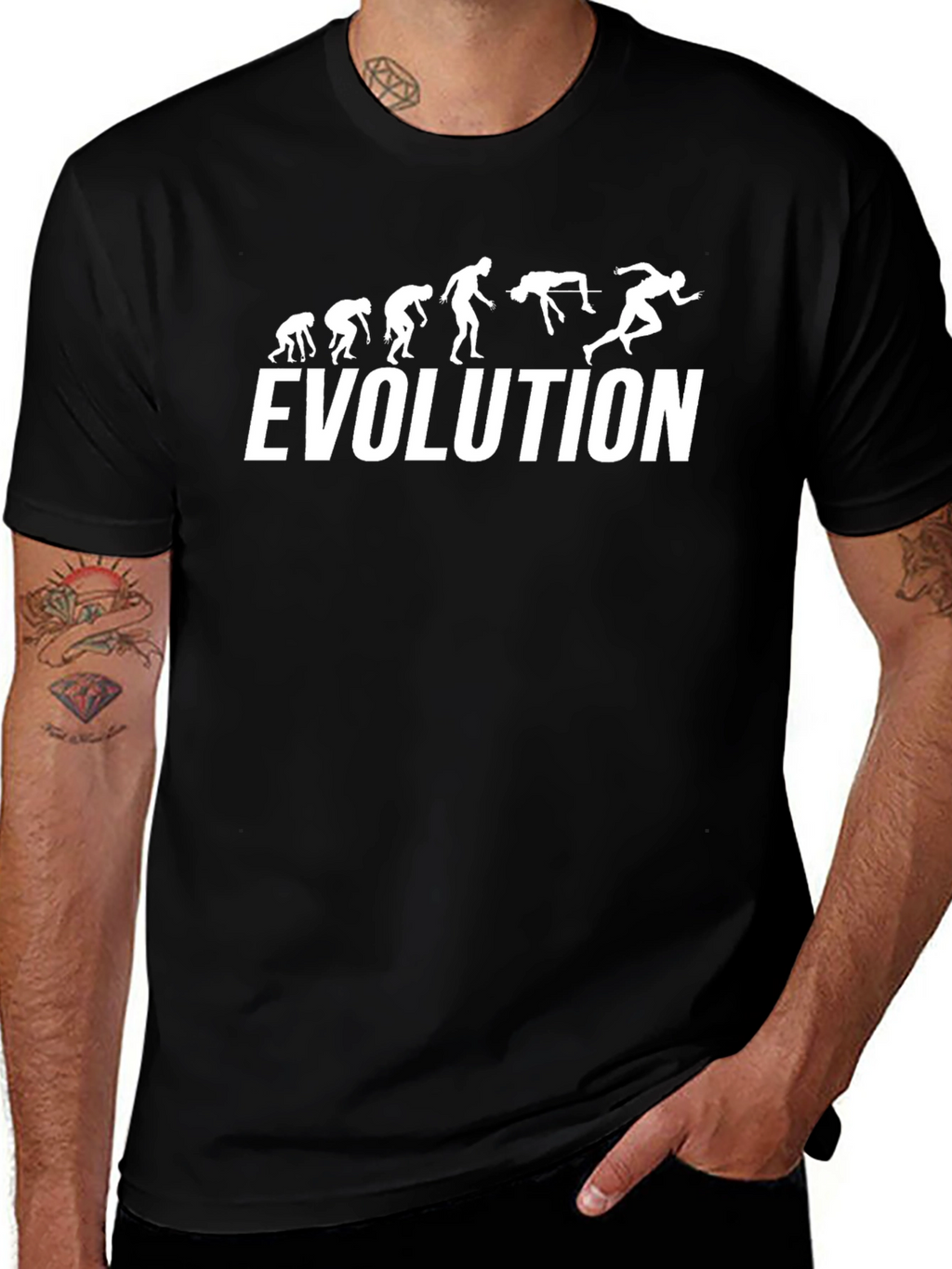 Evolution High Jump Black T-Shirt