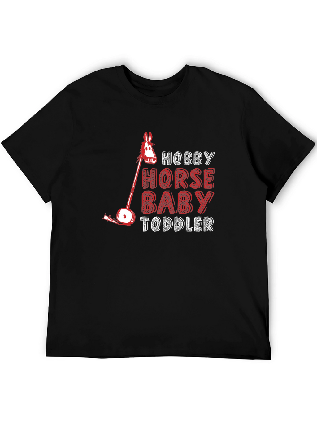Hobby Horse Baby Toddler T-Shirt - Black