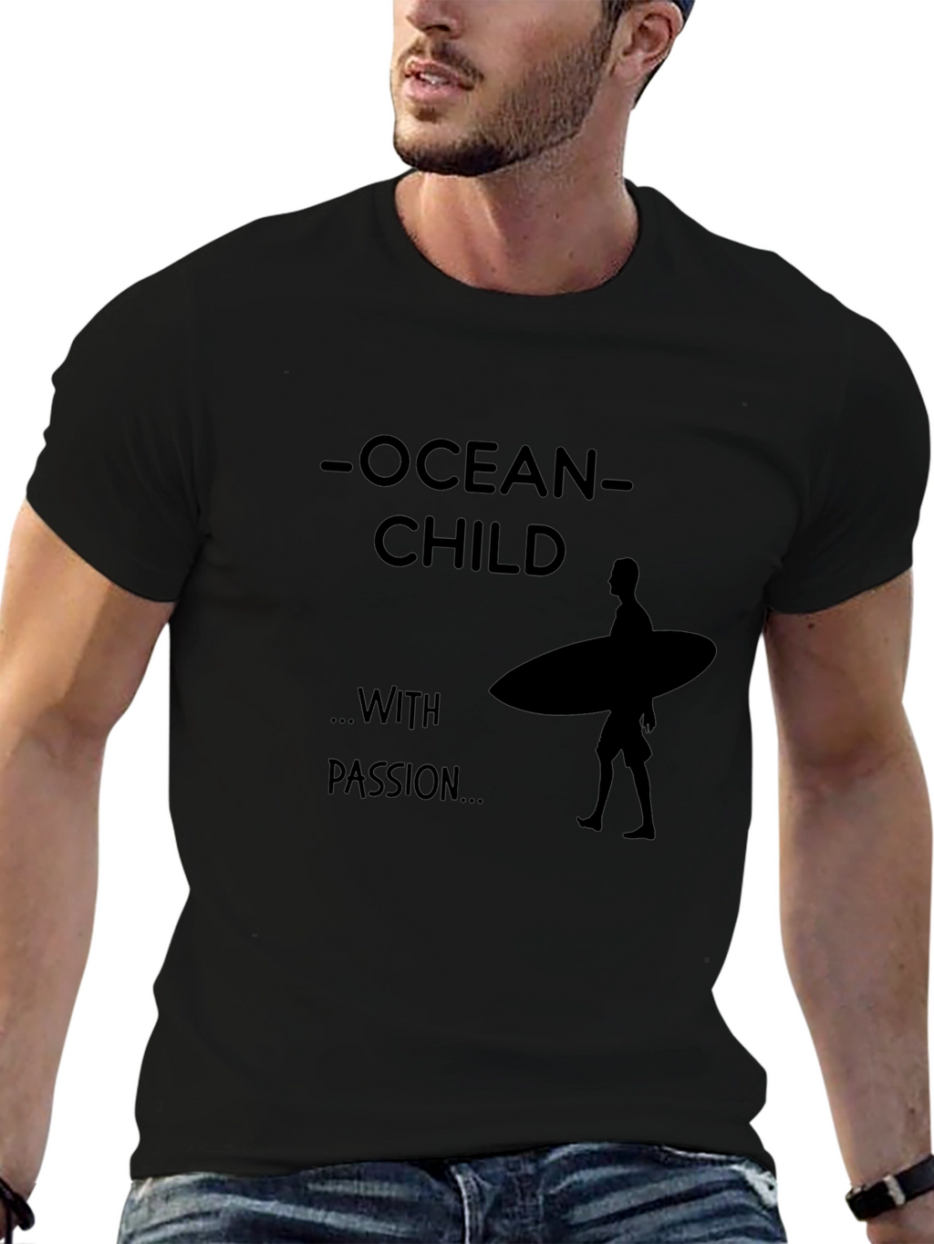 Ocean Child T-Shirt - Surfer Graphic Tee