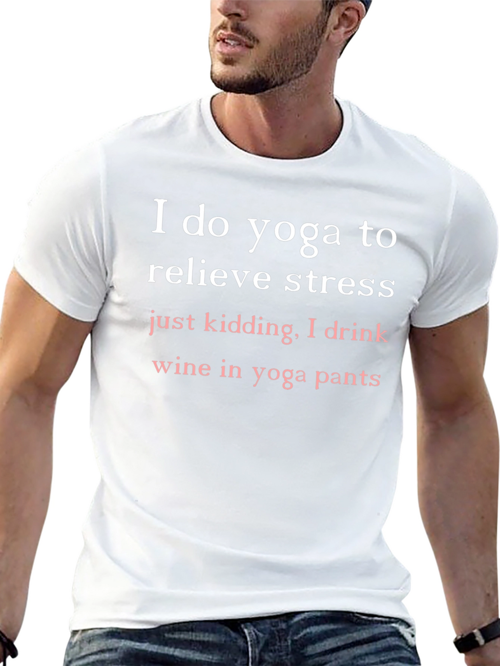 Funny Yoga Wine T-Shirt