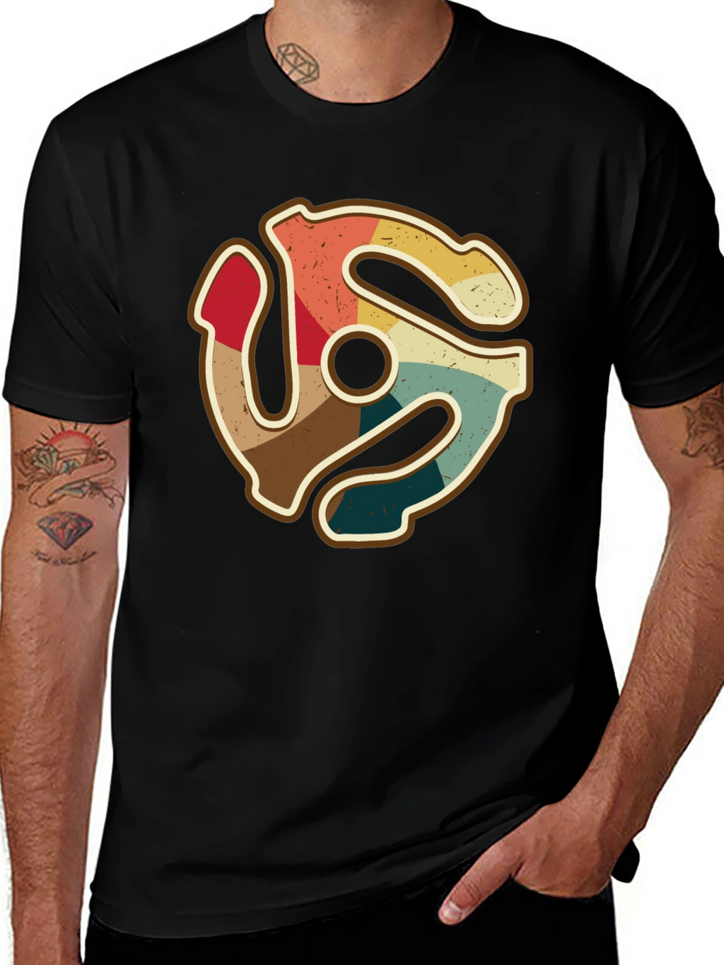 Retro Record Adapter T-Shirt