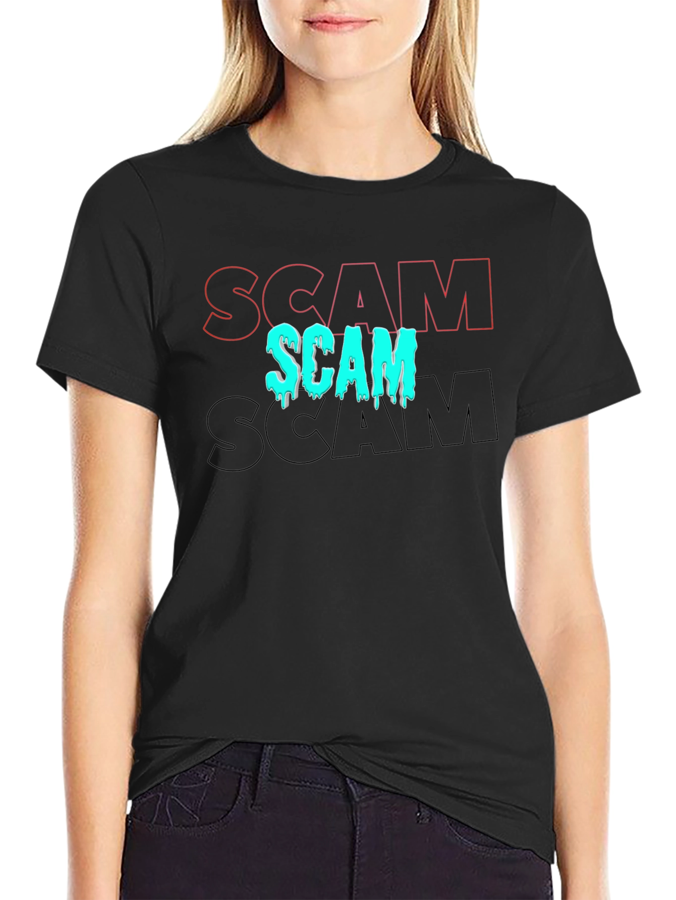 Scam T-Shirt - Trendy Graphic Tee