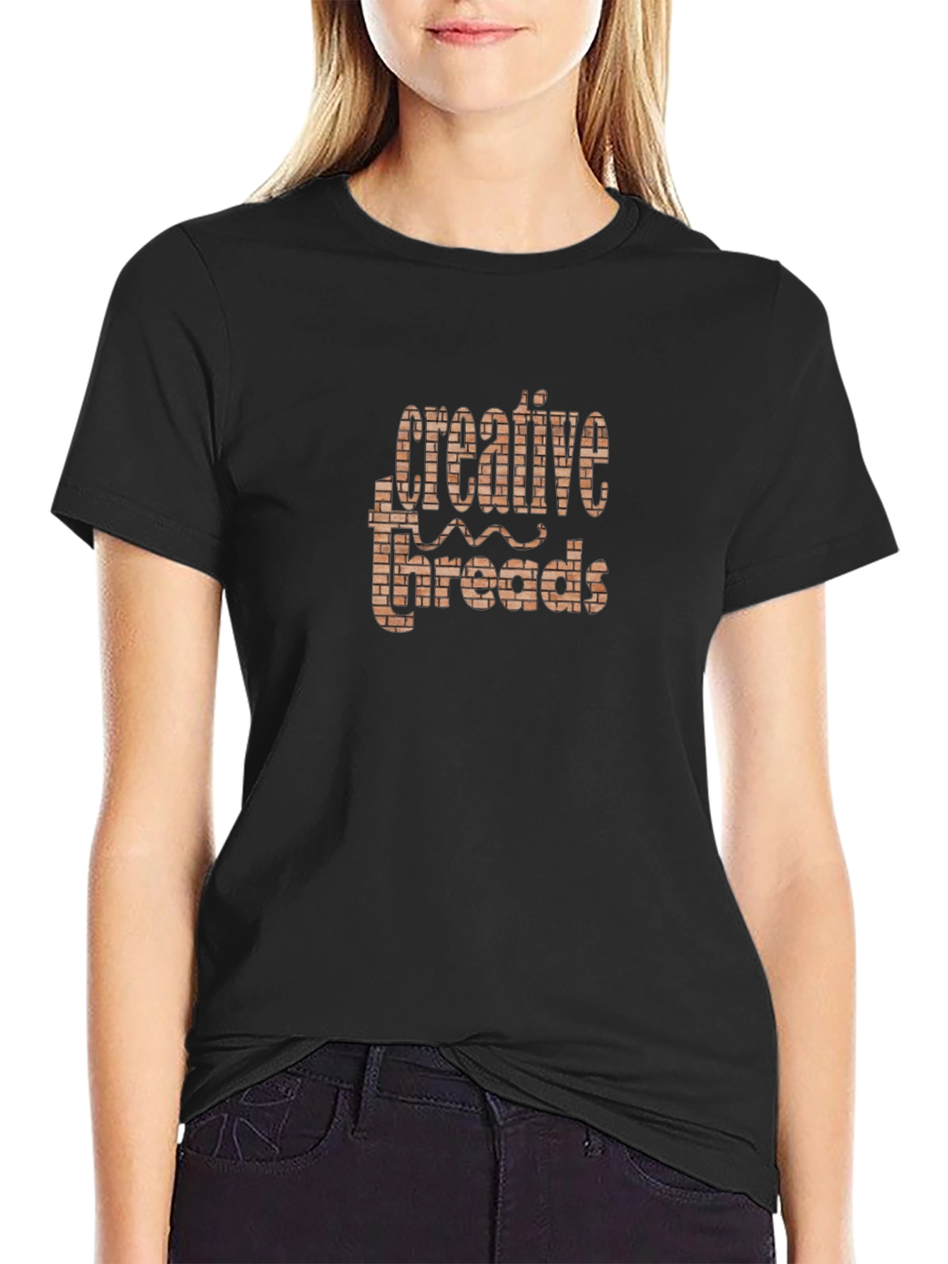 Creative Threads Brick Design T-Shirt
