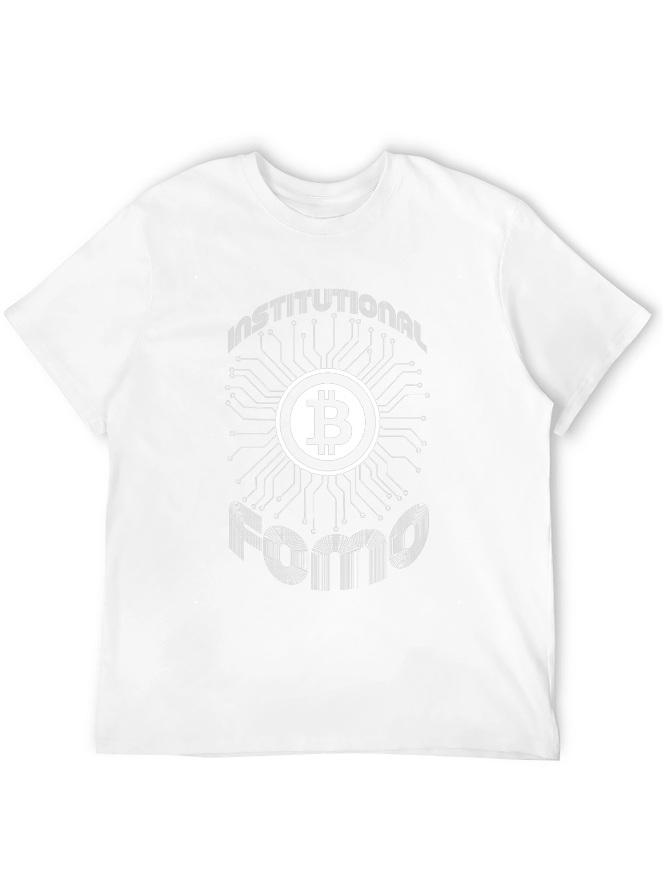 Bitcoin Institutional FOMO Black T-Shirt