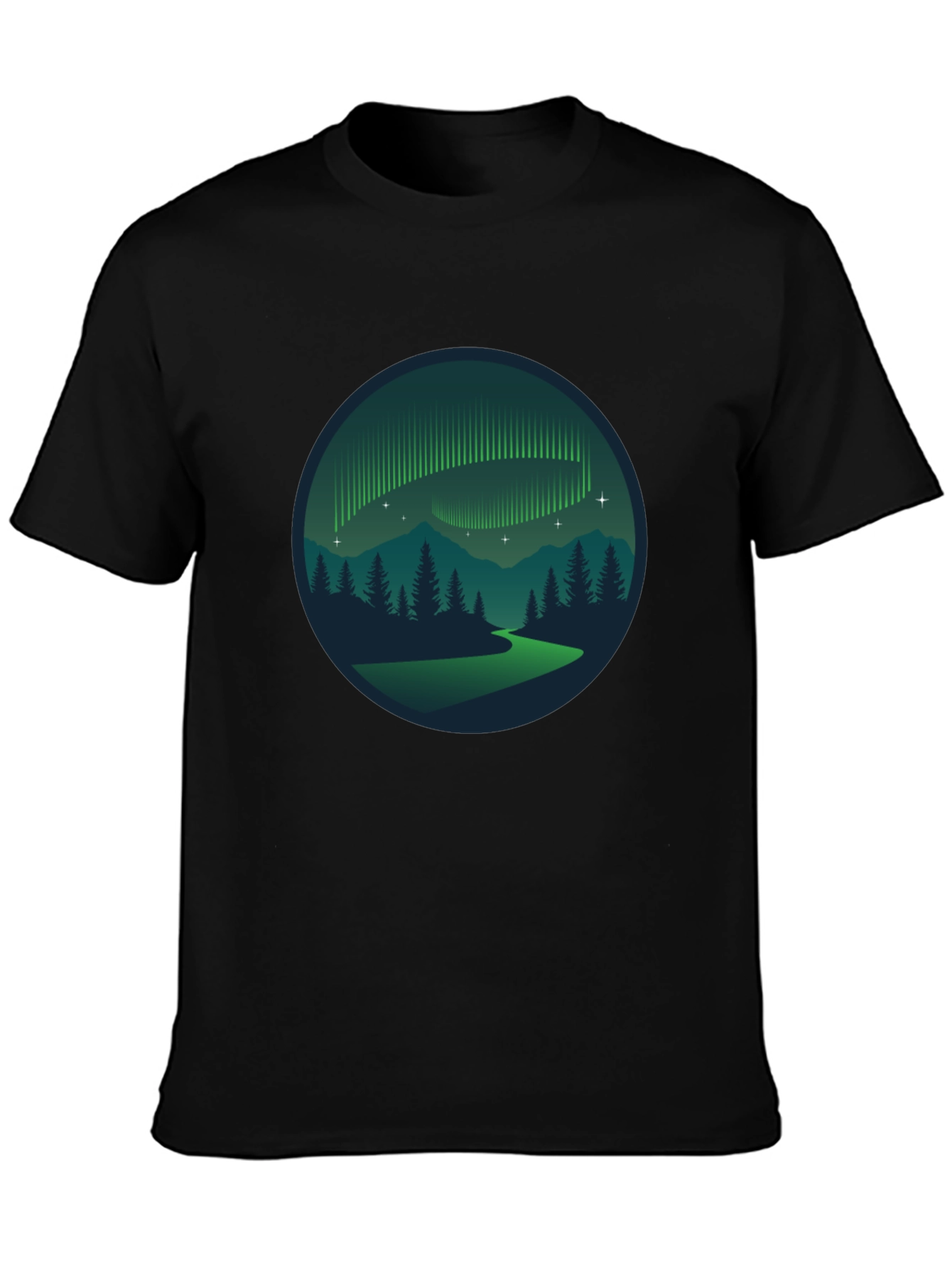 Aurora Borealis Graphic T-Shirt