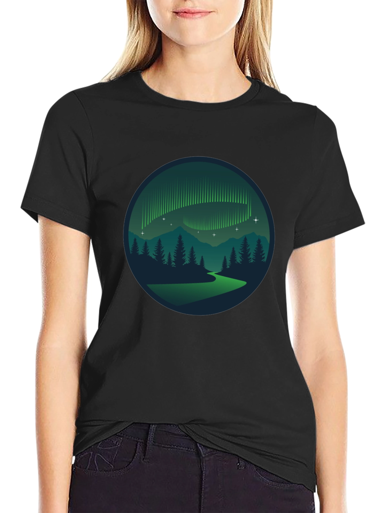 Aurora Borealis Graphic T-Shirt