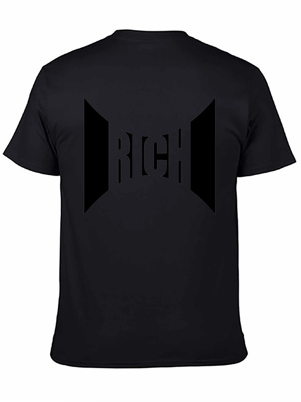Rich Graphic Tee - Bold Black
