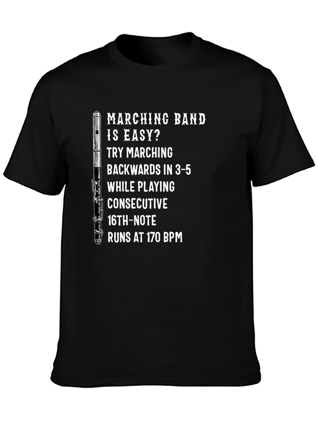 Marching Band Music Humor T-Shirt