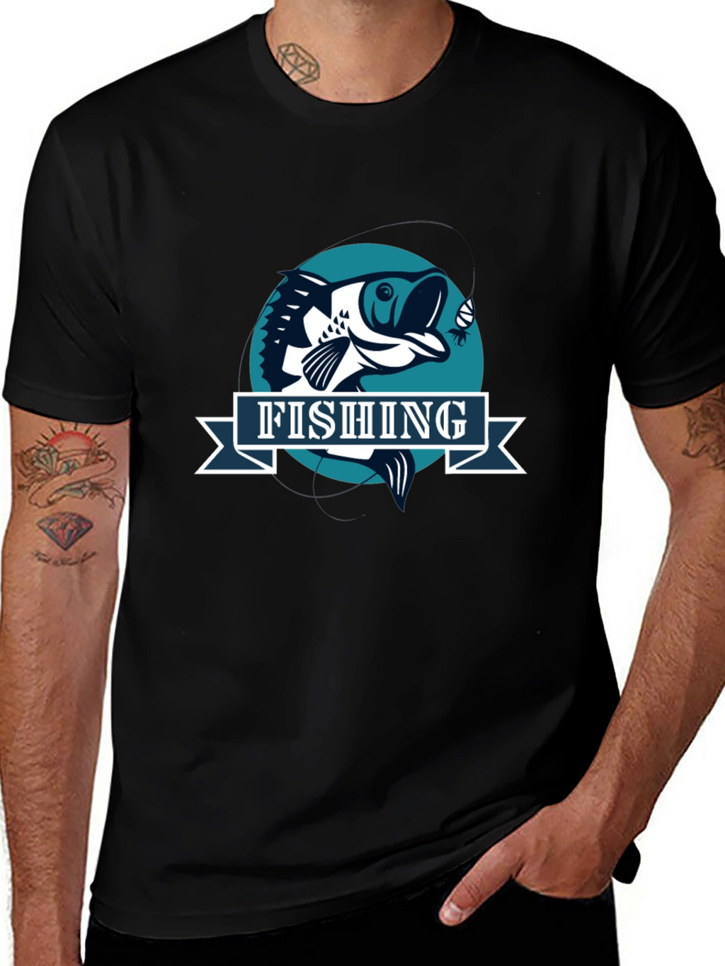 Fishing T-Shirt: Anglers Graphic Tee