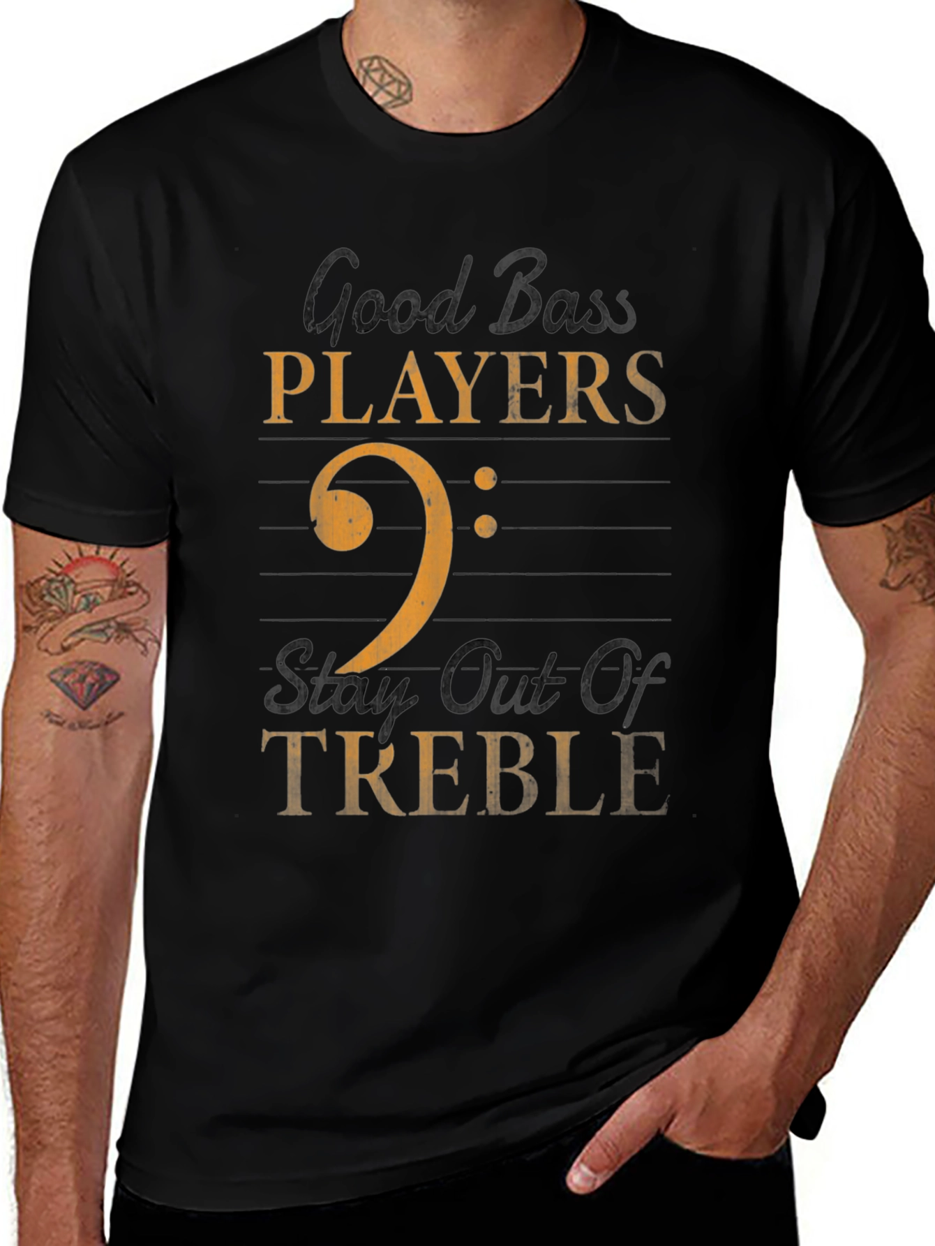 Good Bass Players T-Shirt Music Humor Tee
