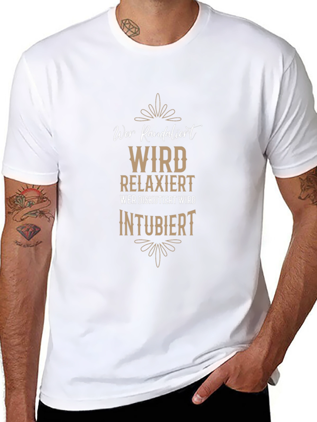 Humorous Wer Randalier Black T-Shirt