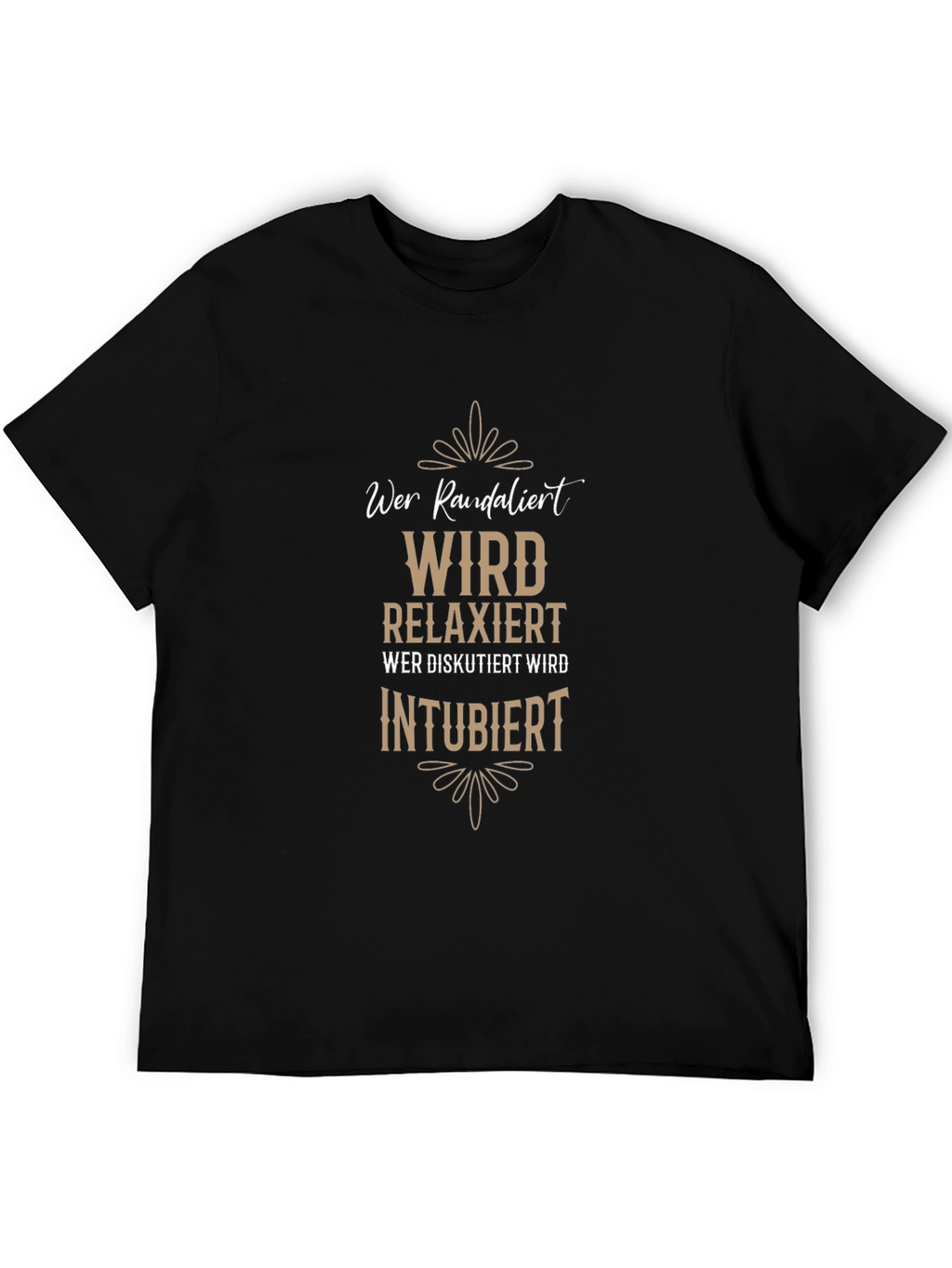 Humorous Wer Randalier Black T-Shirt