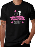 Beste Hundermama Black T-Shirt
