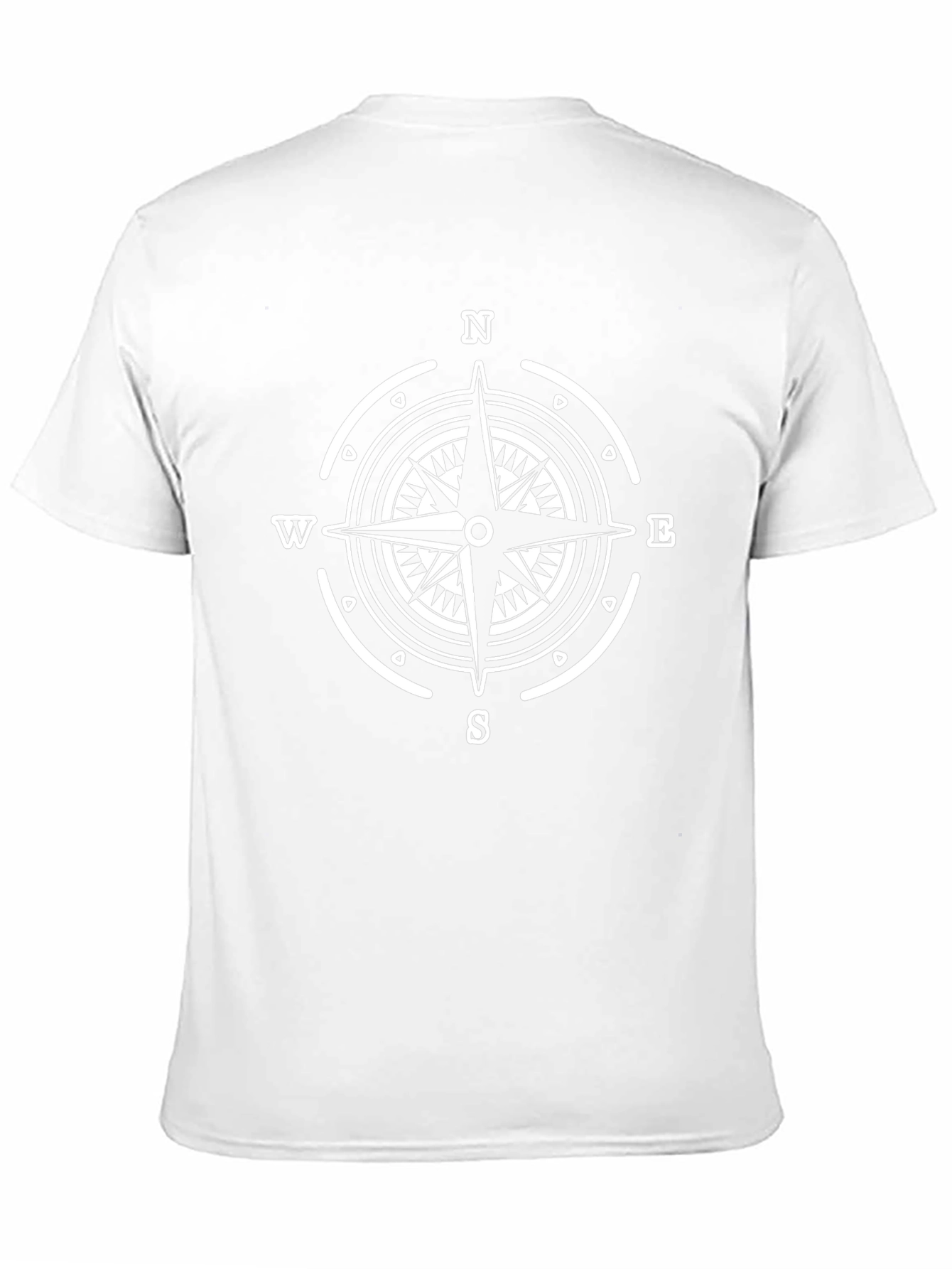 Compass Rose Graphic Tee - Stylish Nautical Design
