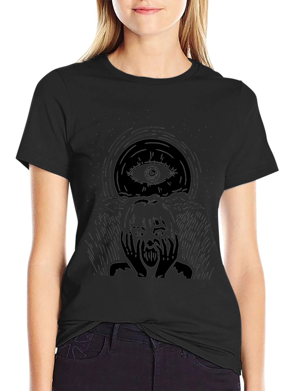 Eye Scream Graphic Tee - Black