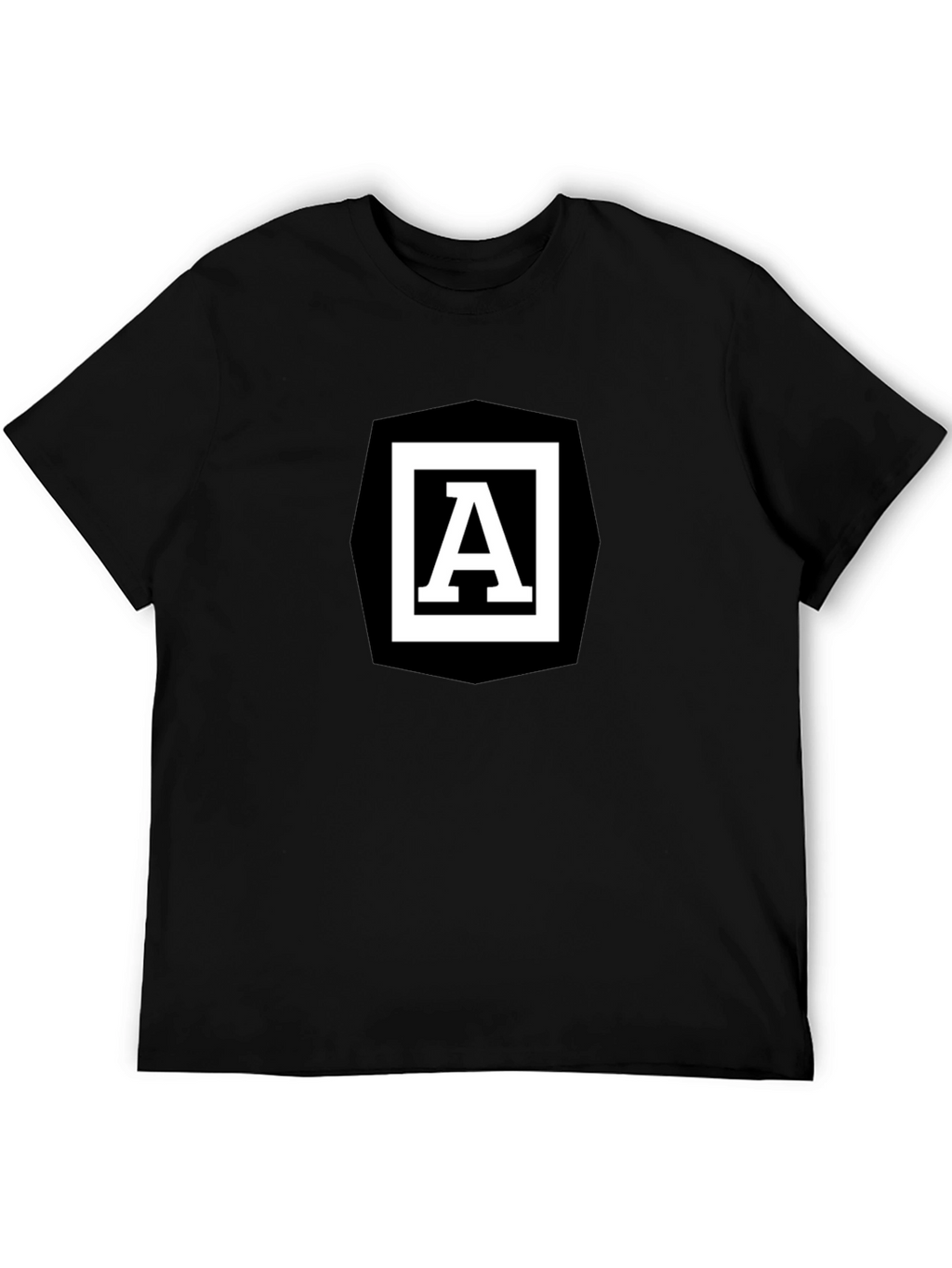 Angular A Logo Black T-Shirt