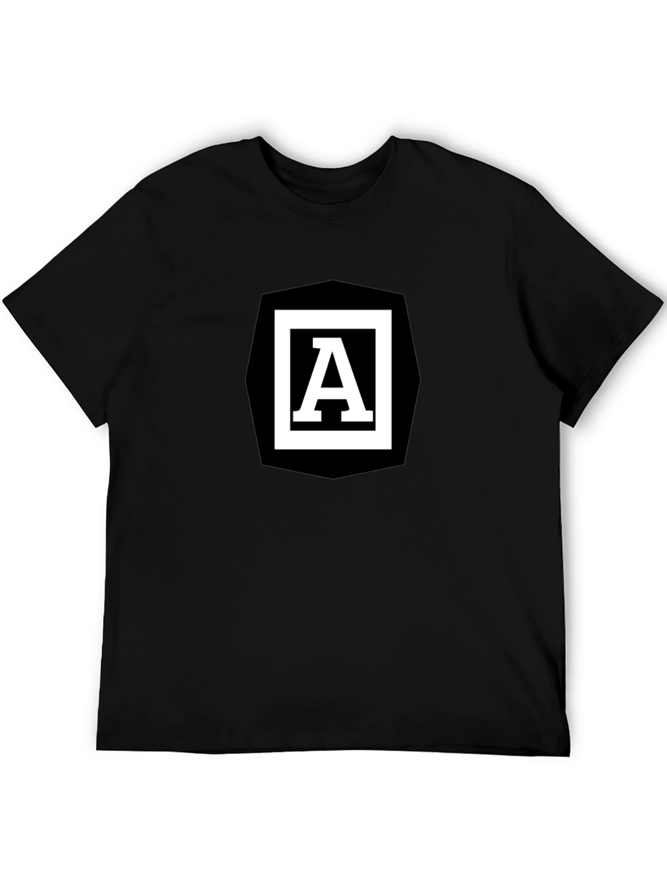 Angular A Logo Black T-Shirt