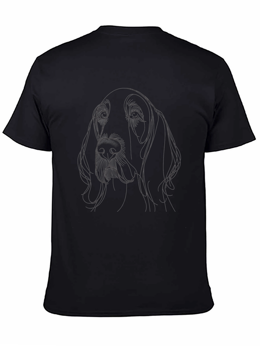 Dog Line Art Graphic Tee