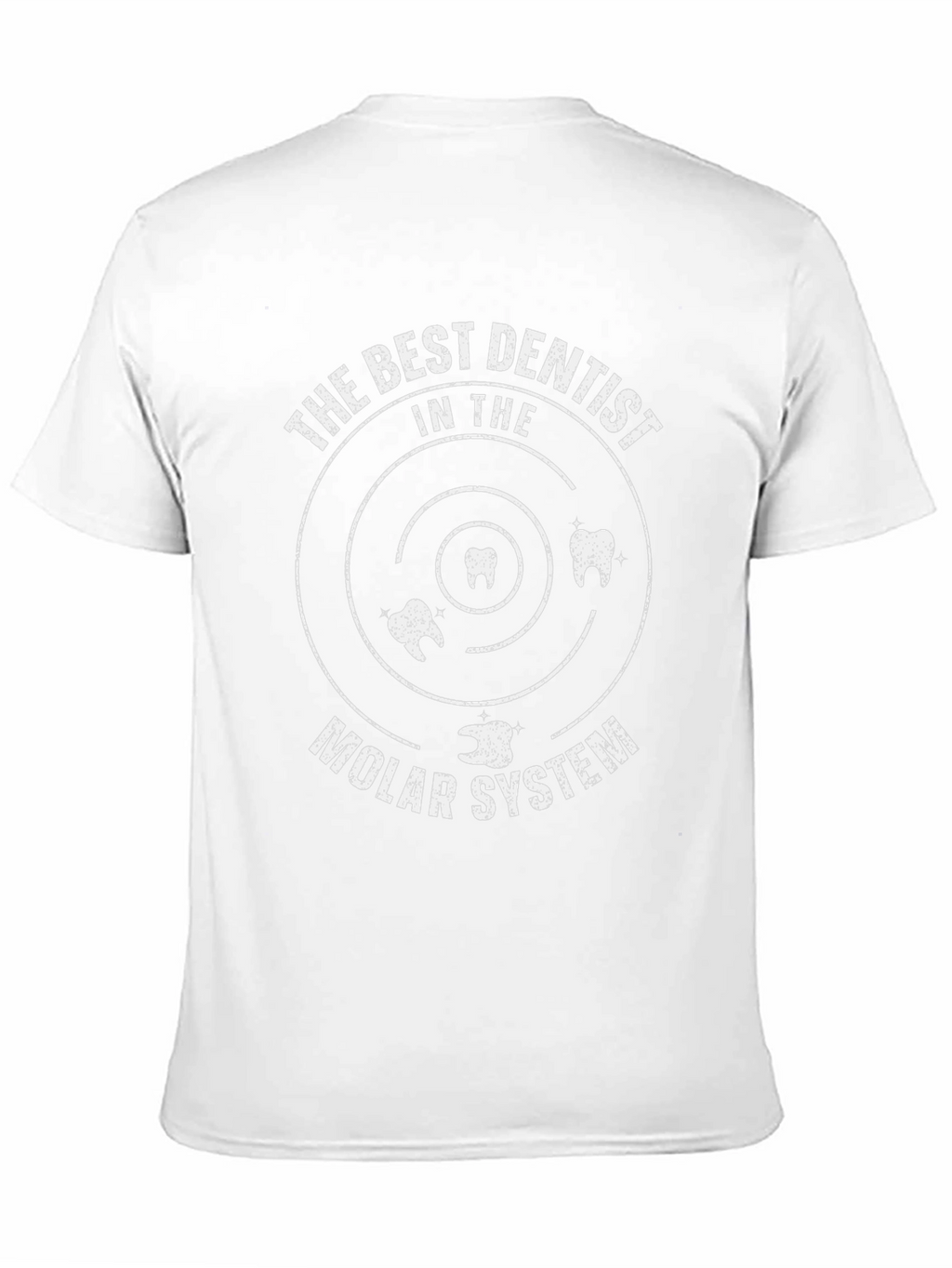 The Best Dentist Molar System Black T-Shirt