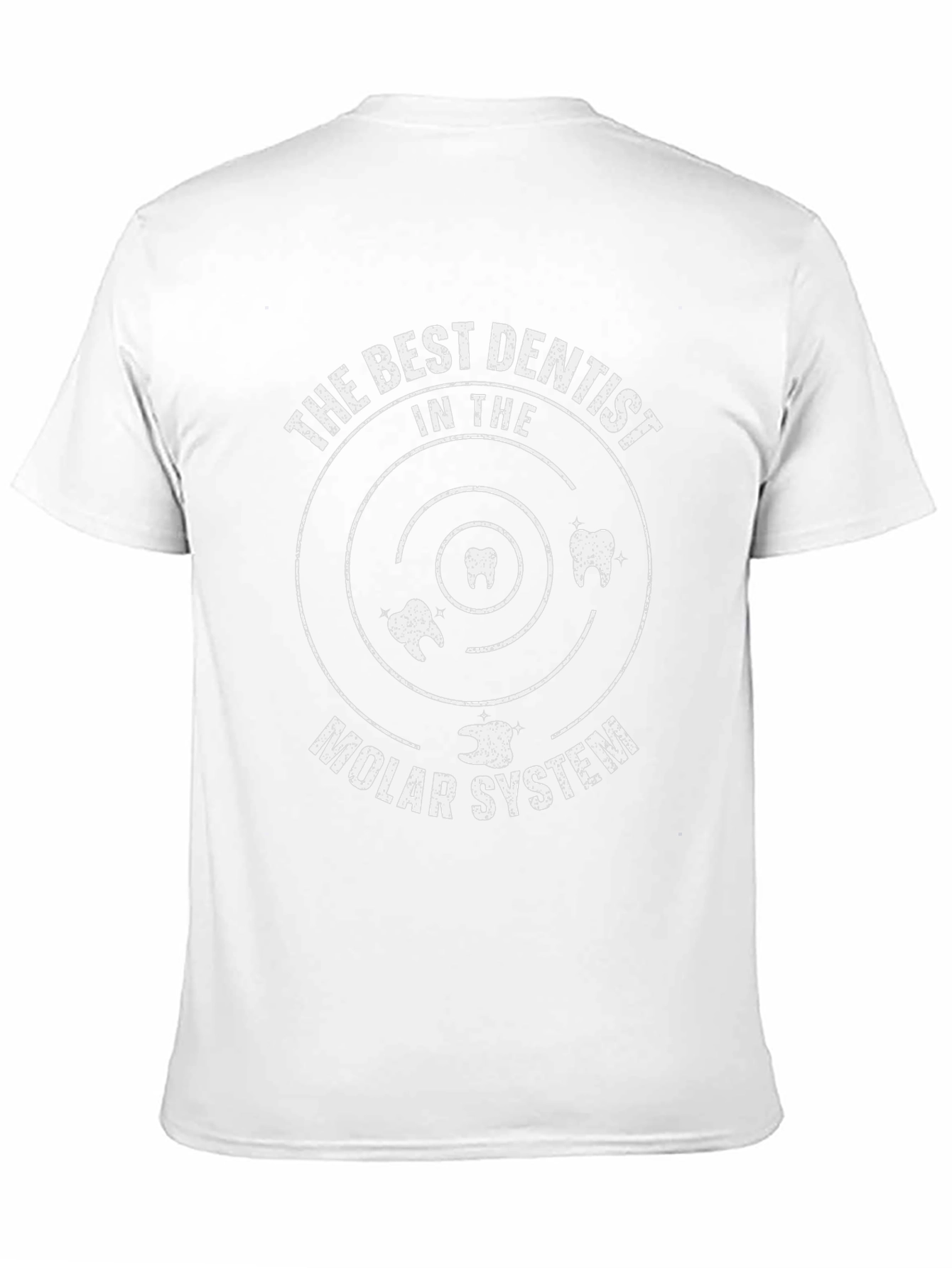 The Best Dentist Molar System Black T-Shirt