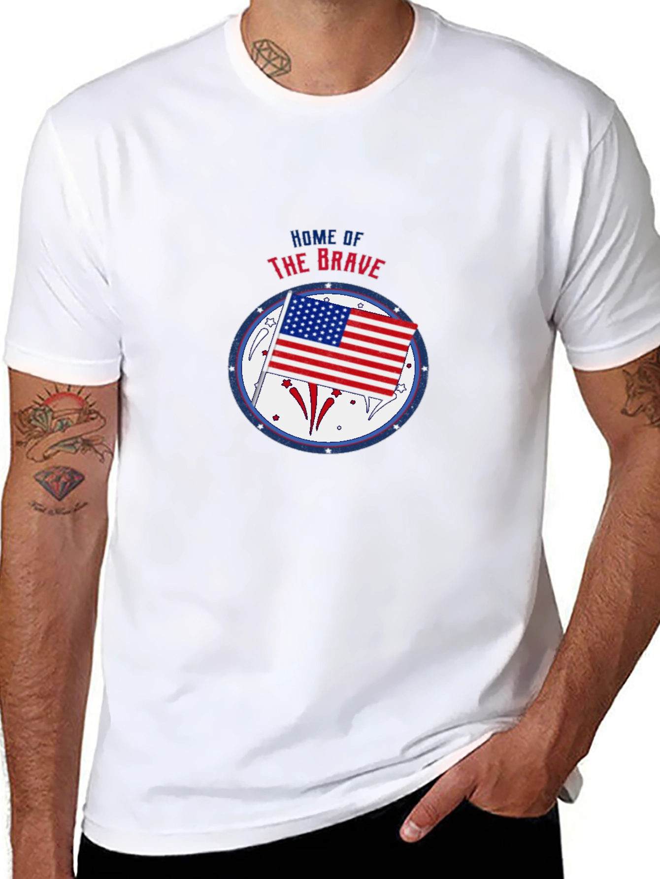 Home of the Brave Patriotic T-Shirt