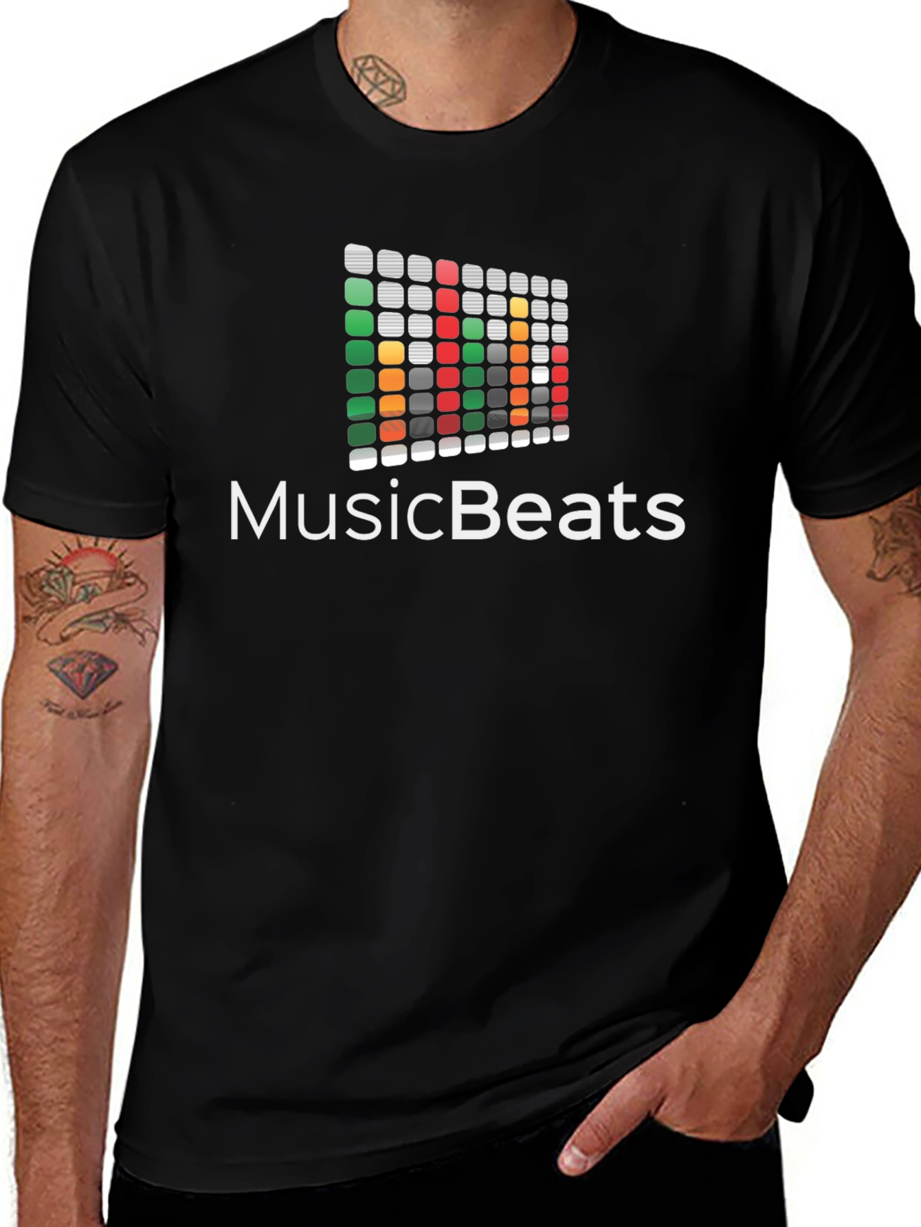 MusicBeats Graphic Tee - Soft Cotton Blend