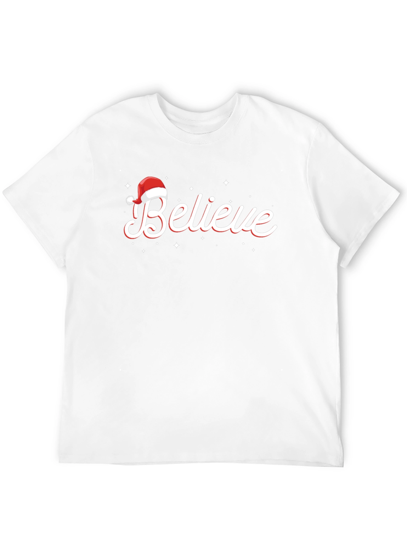 Believe Christmas T-Shirt - Holiday Festive Wear