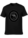 Pistols Paleo Graphic T-Shirt - Black Crew Neck