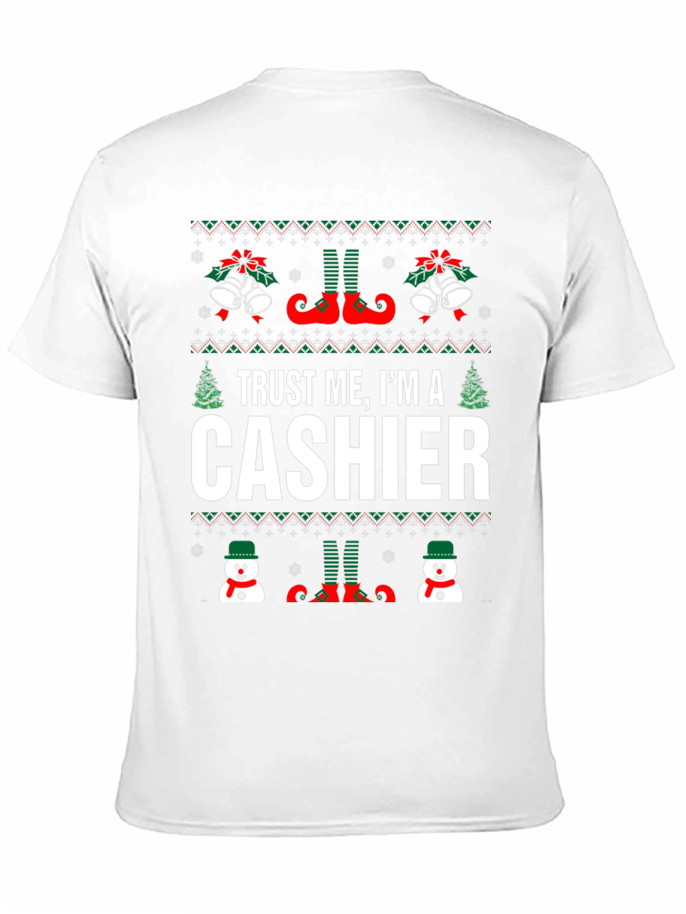 Trust Me Im A Cashier Christmas Sweater T-Shirt