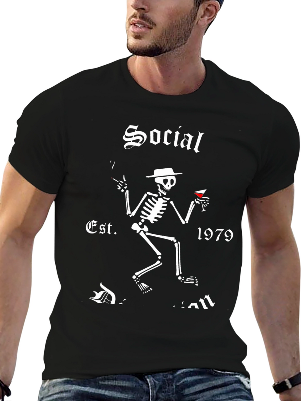 Social Skeleton T-Shirt - Est. 1979