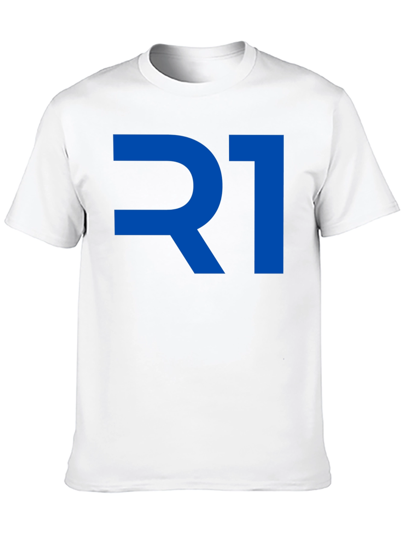 R1 Graphic Tee - Bold Blue Design