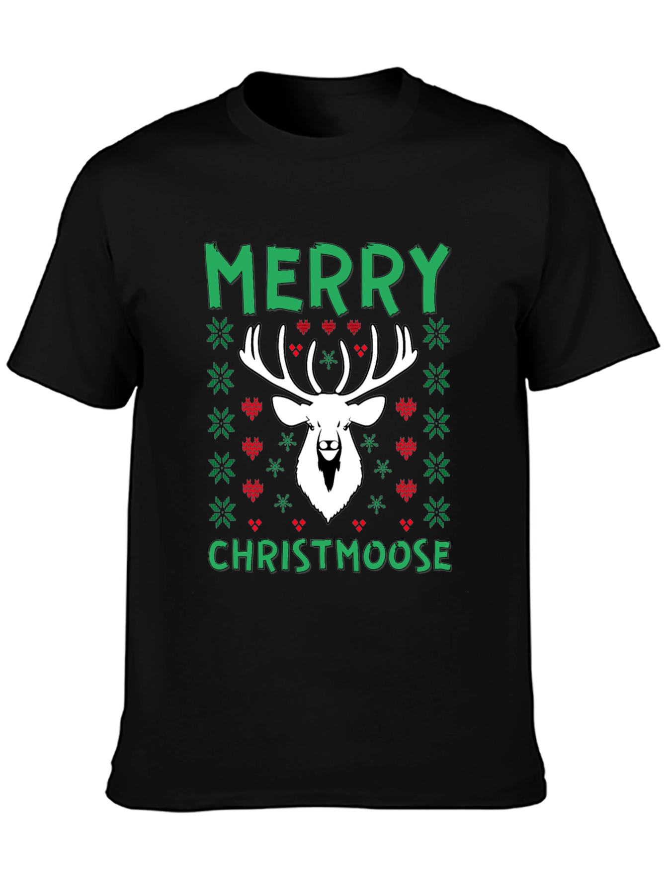 Merry Christmoose T-Shirt Holiday Graphic Tee