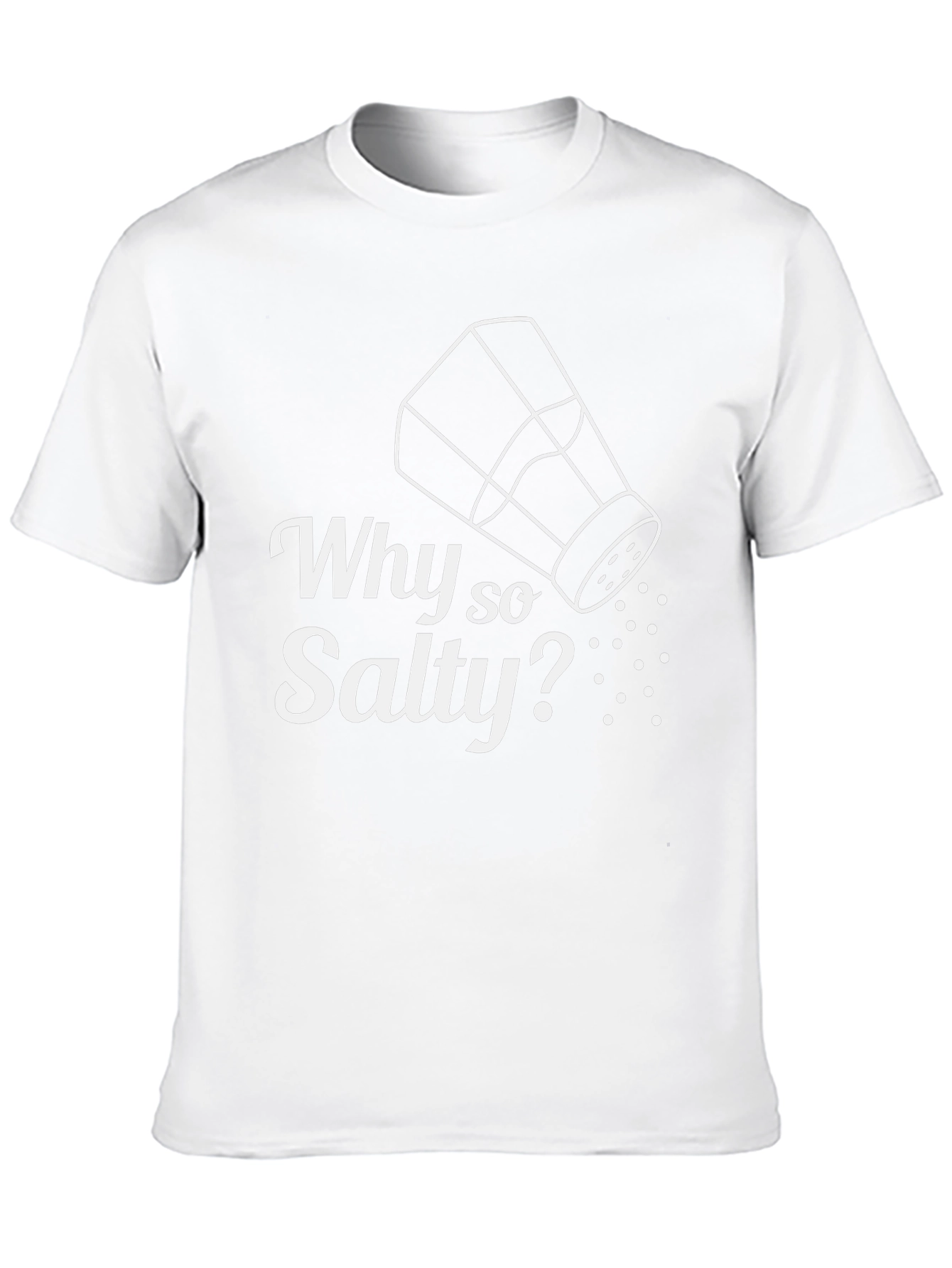 Why So Salty? Graphic Tee - Mens Black T-Shirt