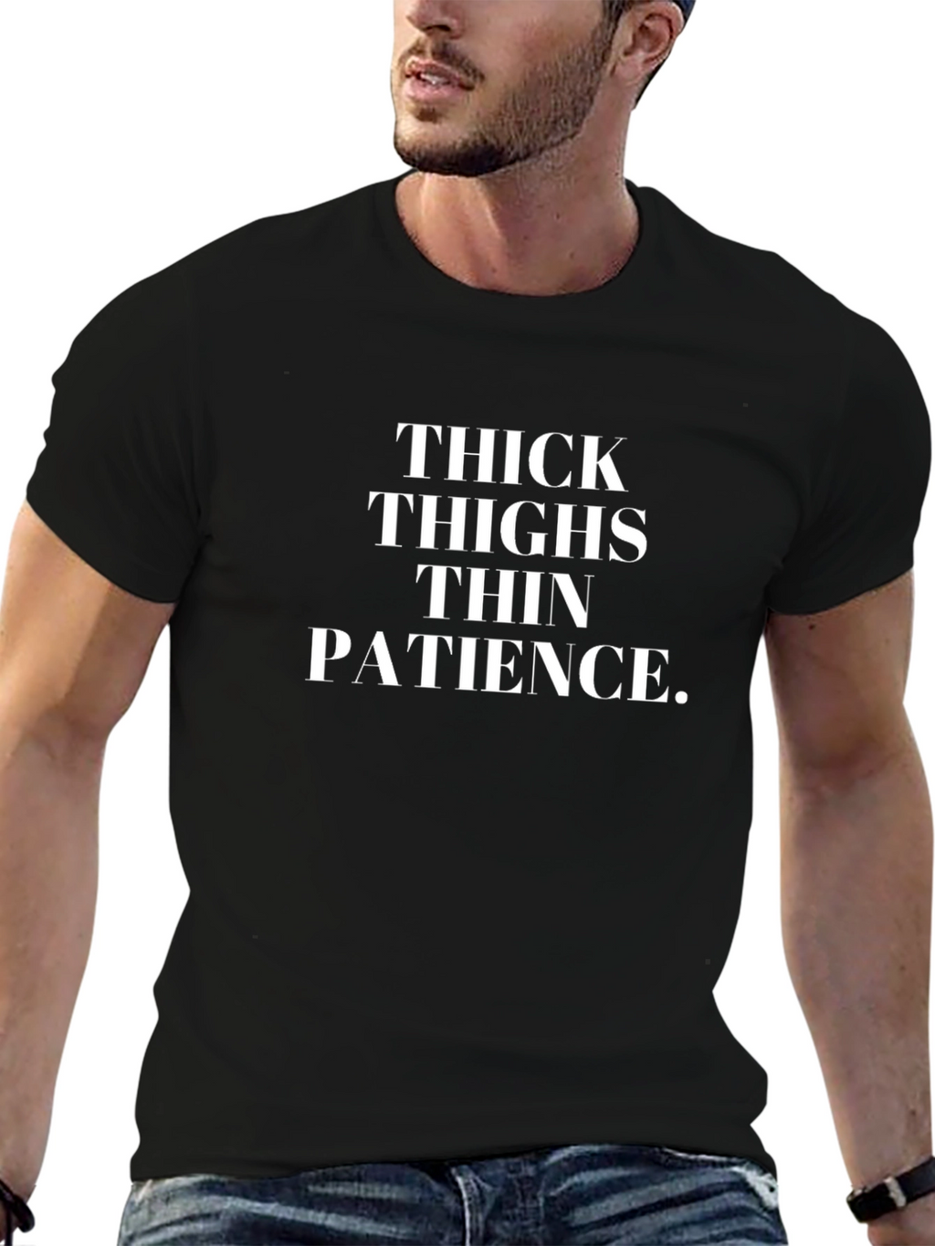 Thick Thighs Thin Patience Graphic Tee - Unisex
